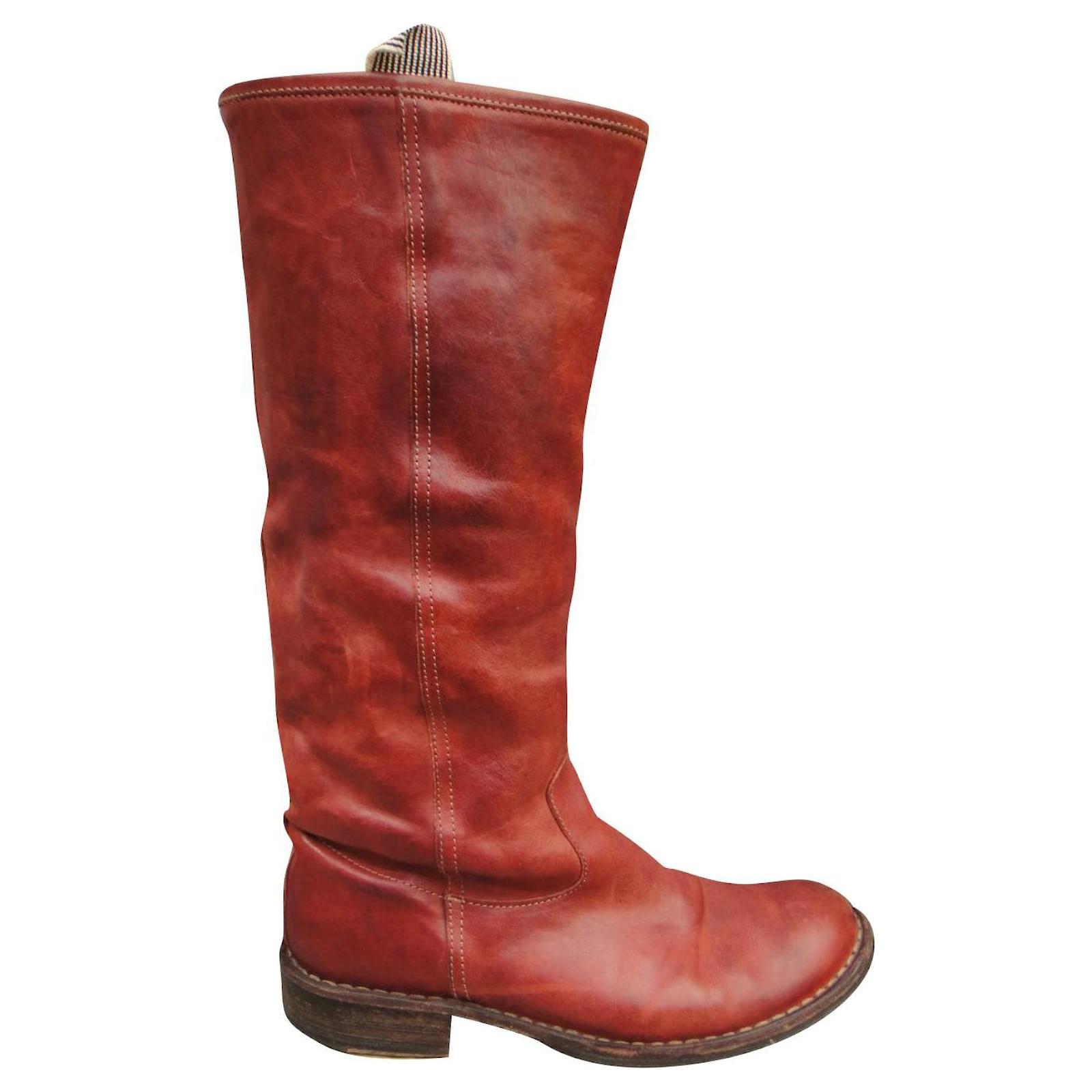 Fiorentini+Baker Fiorentini + Baker p boots 37 Red Leather ref 