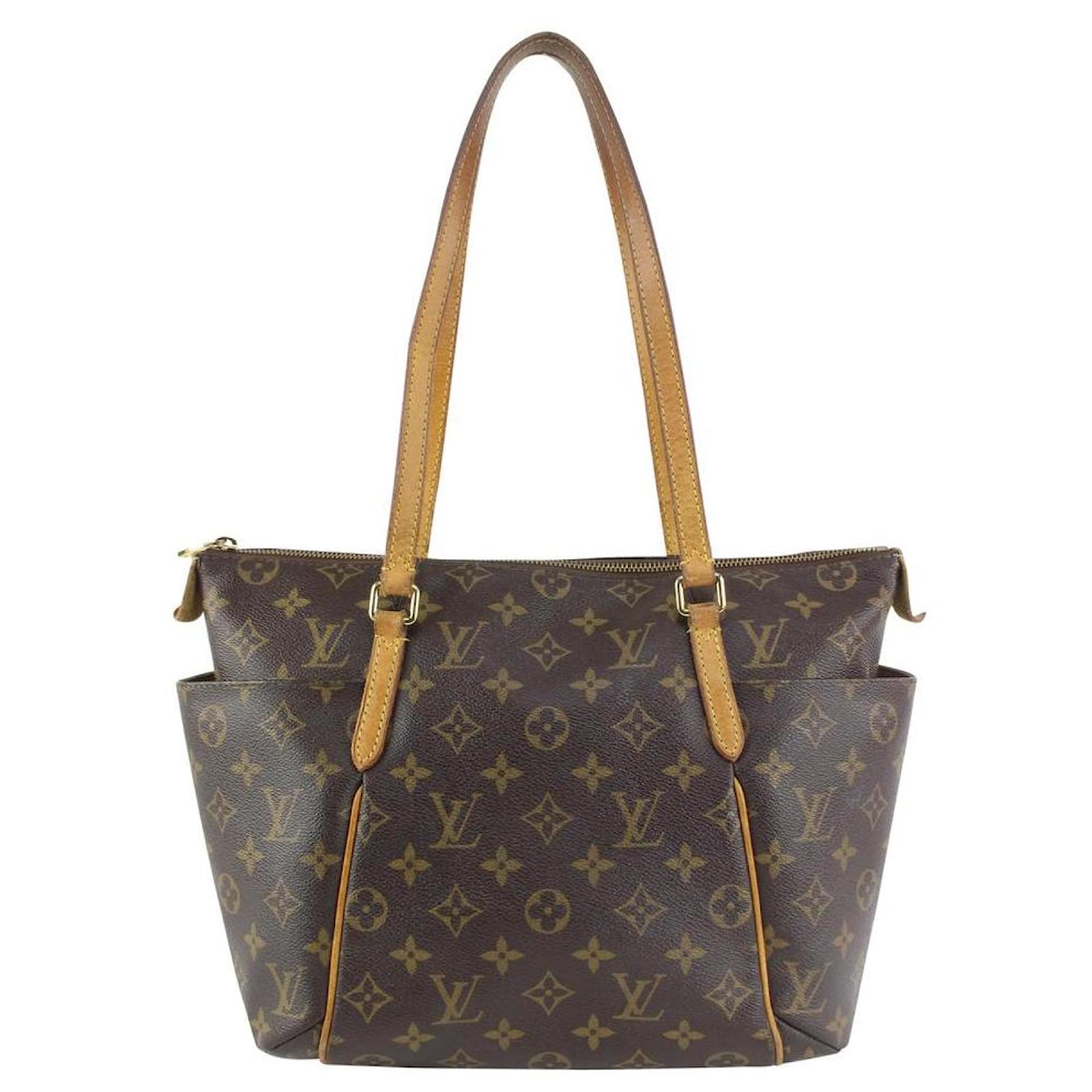 Louis Vuitton Monogram Totally PM Zip Tote Shoulder Bag Leather ref ...