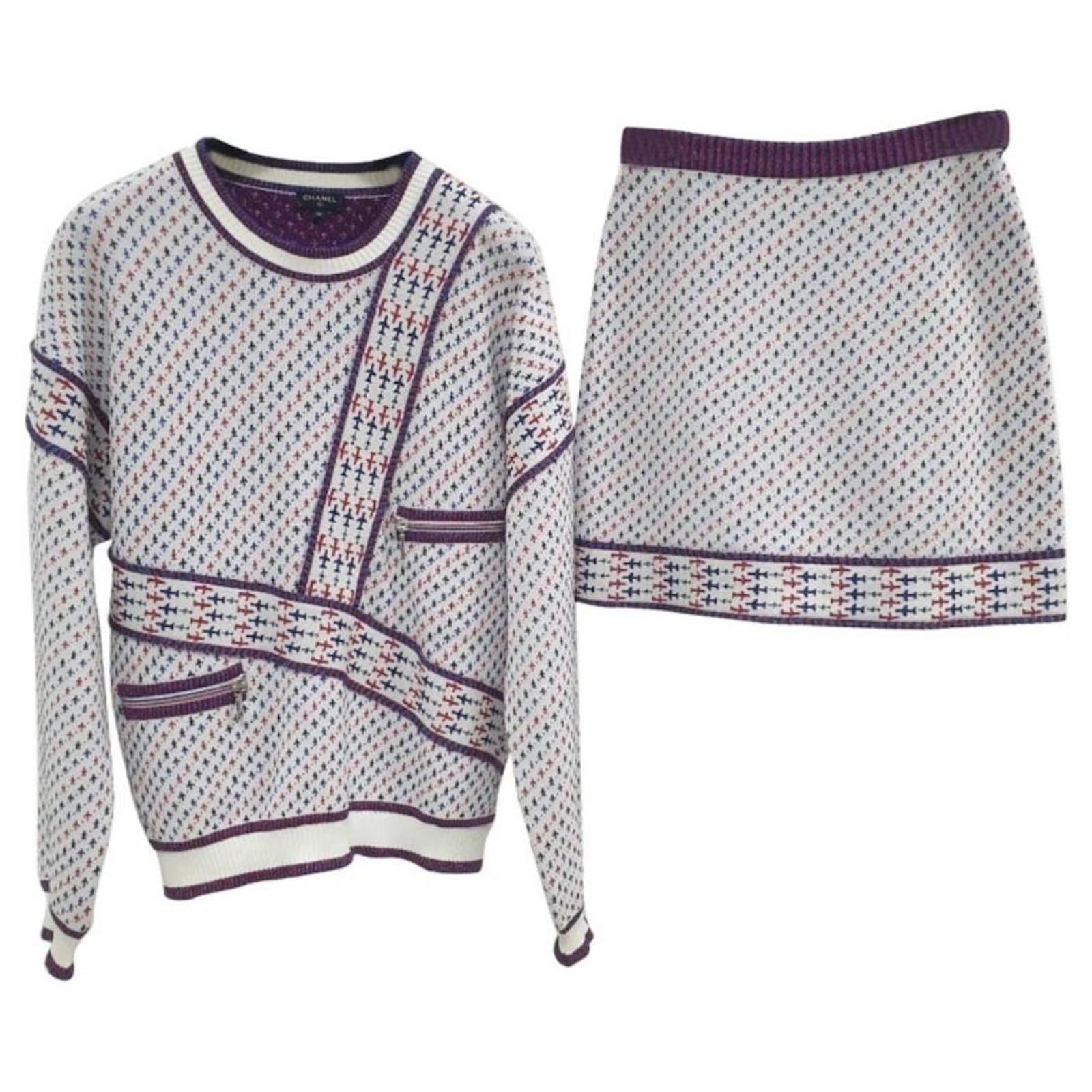 chanel knit set