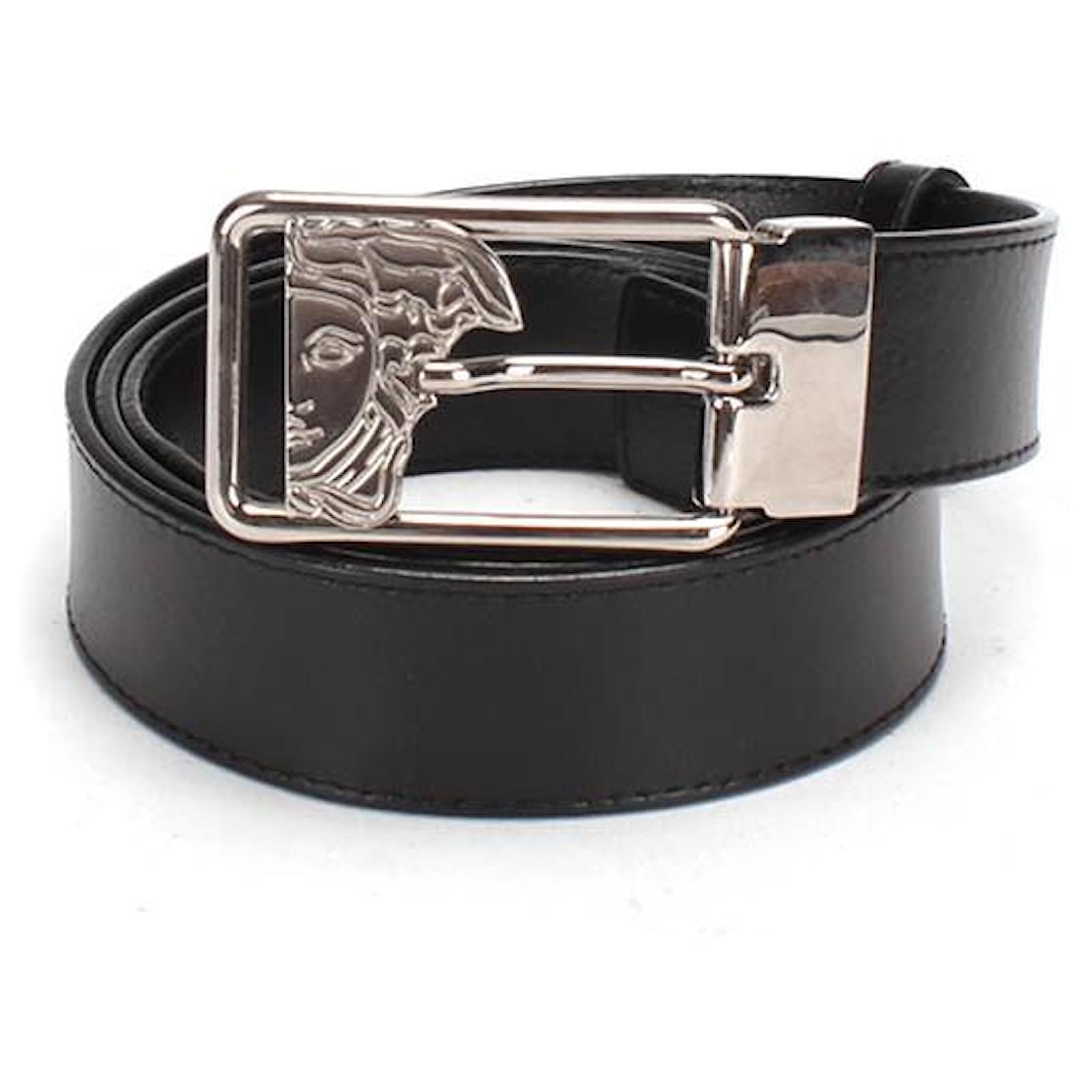 versace belt black