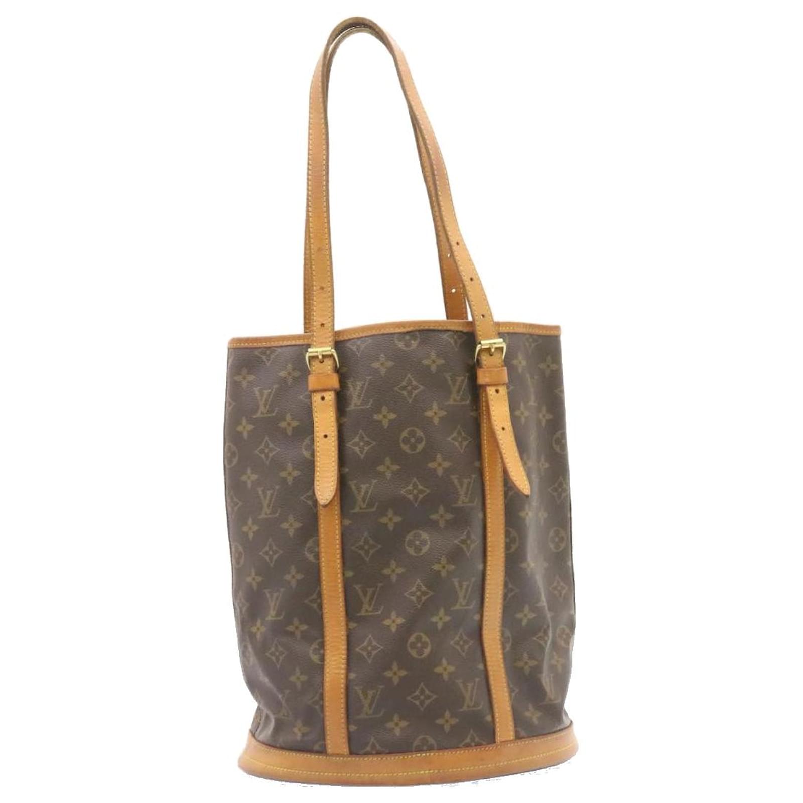 Bucket Borsa a tracolla GM a secchiello con monogramma LOUIS VUITTON M42236  LV Auth im203 Tela ref.430632 - Joli Closet
