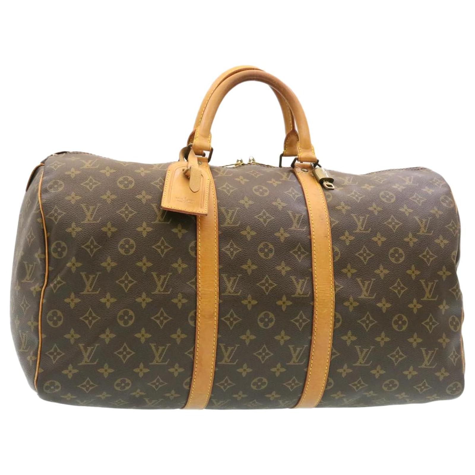 LOUIS VUITTON Boston bag M41426 Keepall 50 Monogram canvas Brown