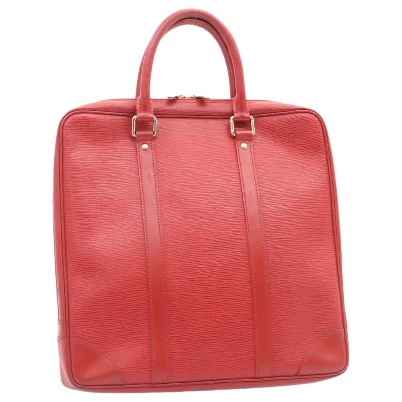 Louis Vuitton Red Epi Leather Business Bag