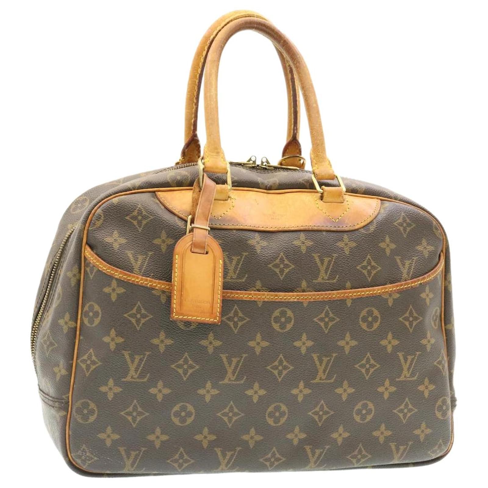 LOUIS VUITTON Monogram Deauville Hand Bag M47270 LV Auth ki1069 Cloth  ref.431495 - Joli Closet
