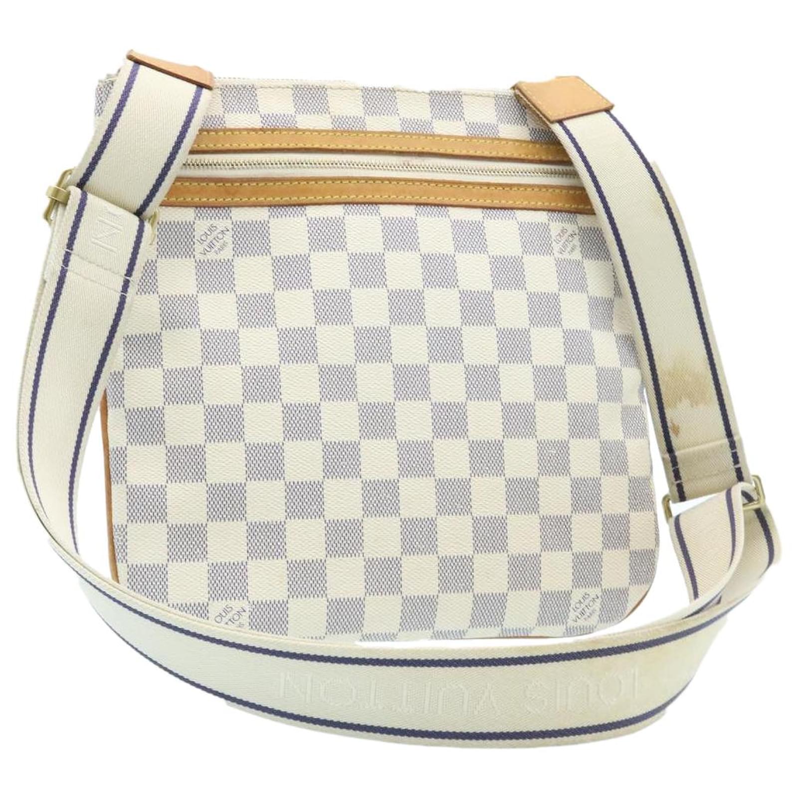 Auth Louis Vuitton Damier Azur Pochette Bosphore N51112 Women's Shoulder  Bag