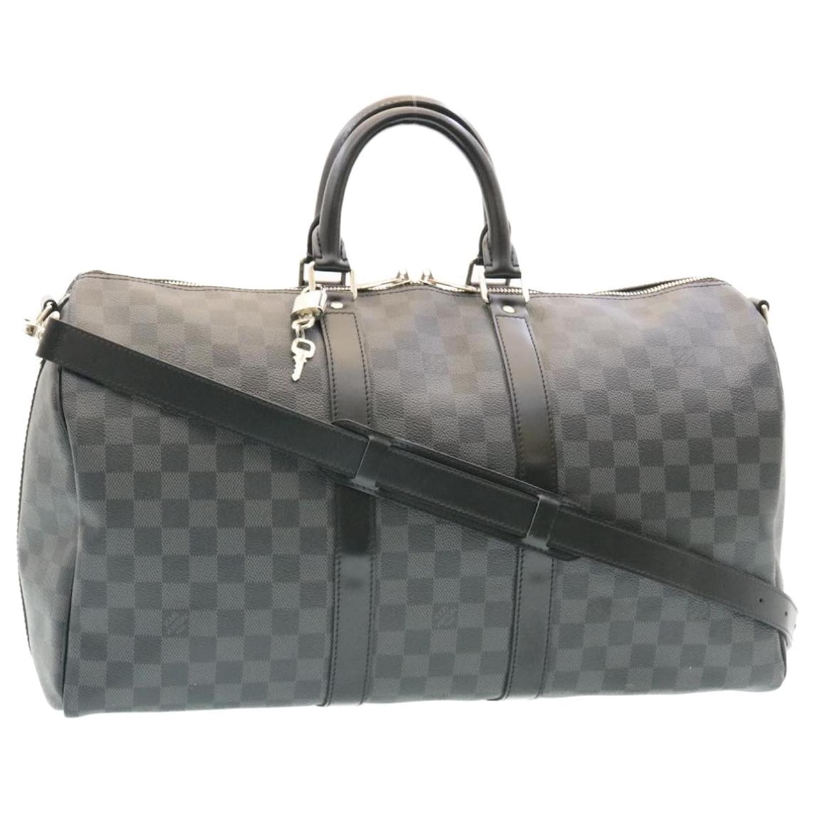 louis vuitton keepall graphite