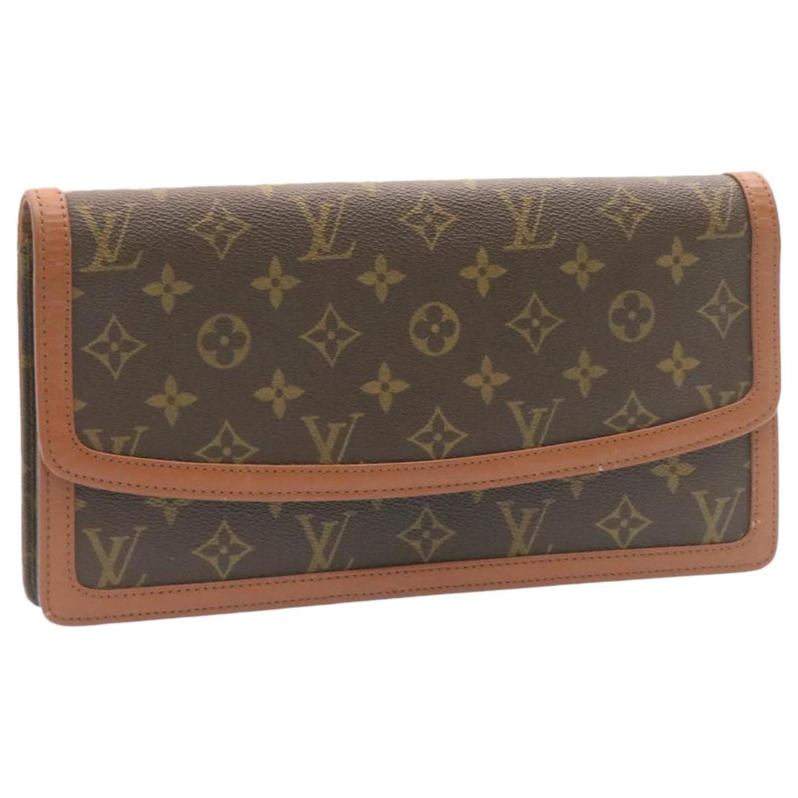 LOUIS VUITTON Monogram Pochette Dam GM Clutch Bag Vintage M51810