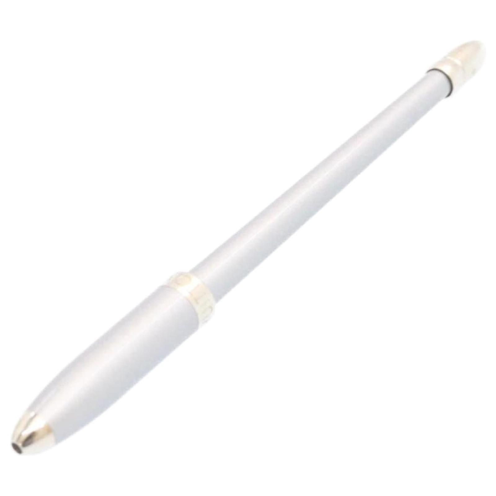 LOUIS VUITTON Ballpoint Pen Stylo Agenda Gray LV Auth yk1709 Grey Pony