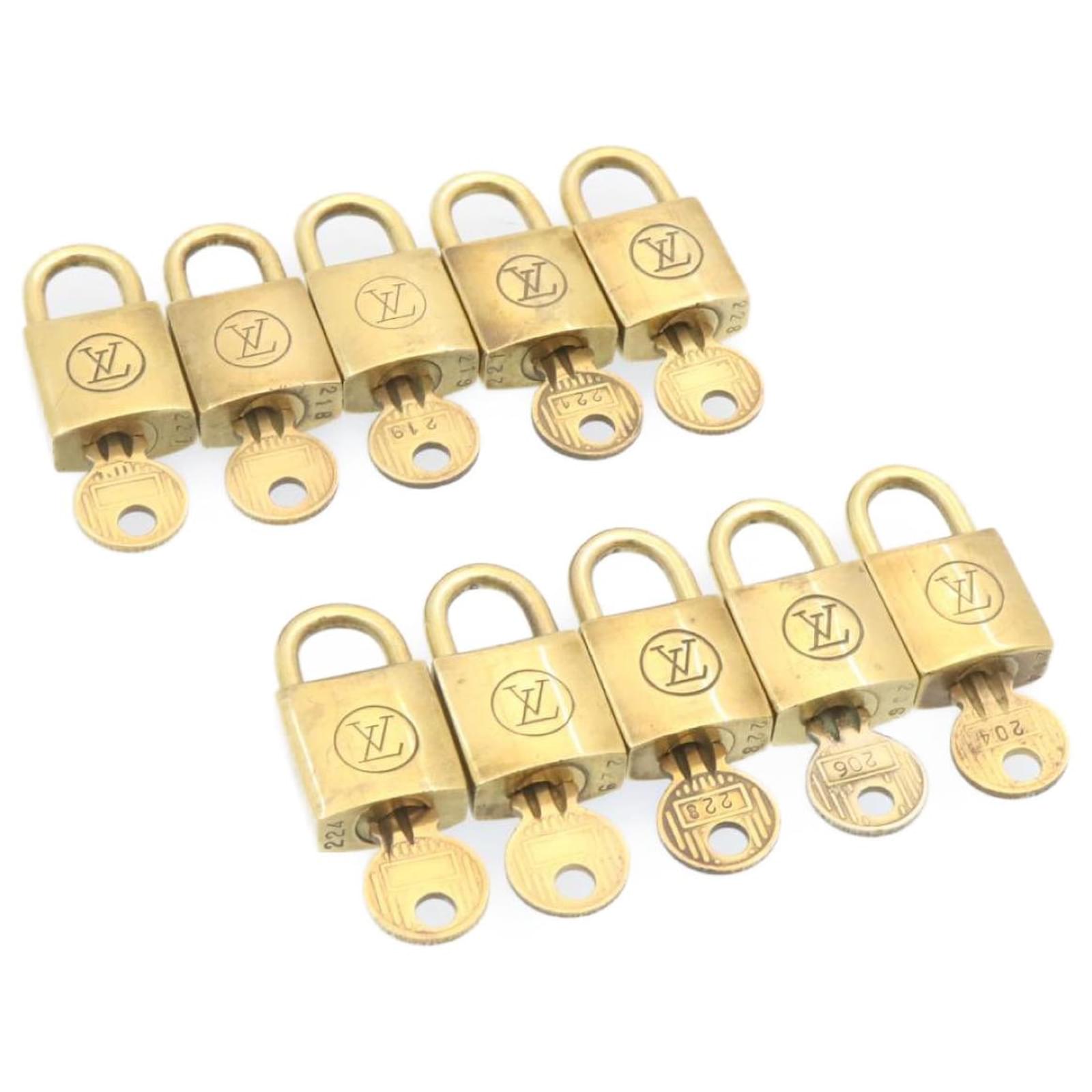 Louis Vuitton Padlock and One Key 228 Lock Brass 