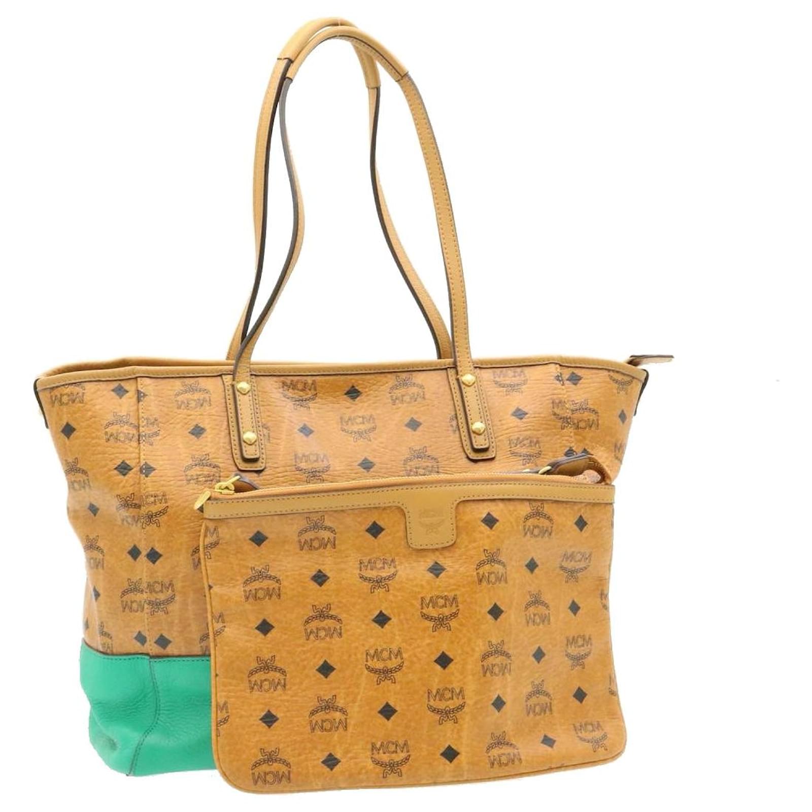 MCM Vicetos Logogram Bucket Bag