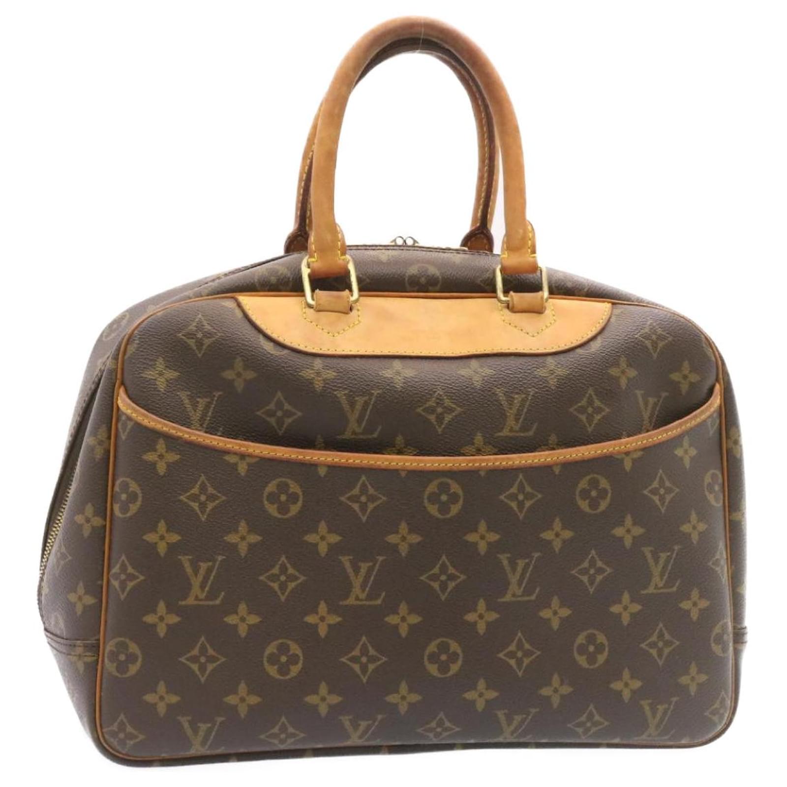LOUIS VUITTON Monogram Deauville Hand Bag M47270 LV Auth 48913 Cloth  ref.1018565 - Joli Closet