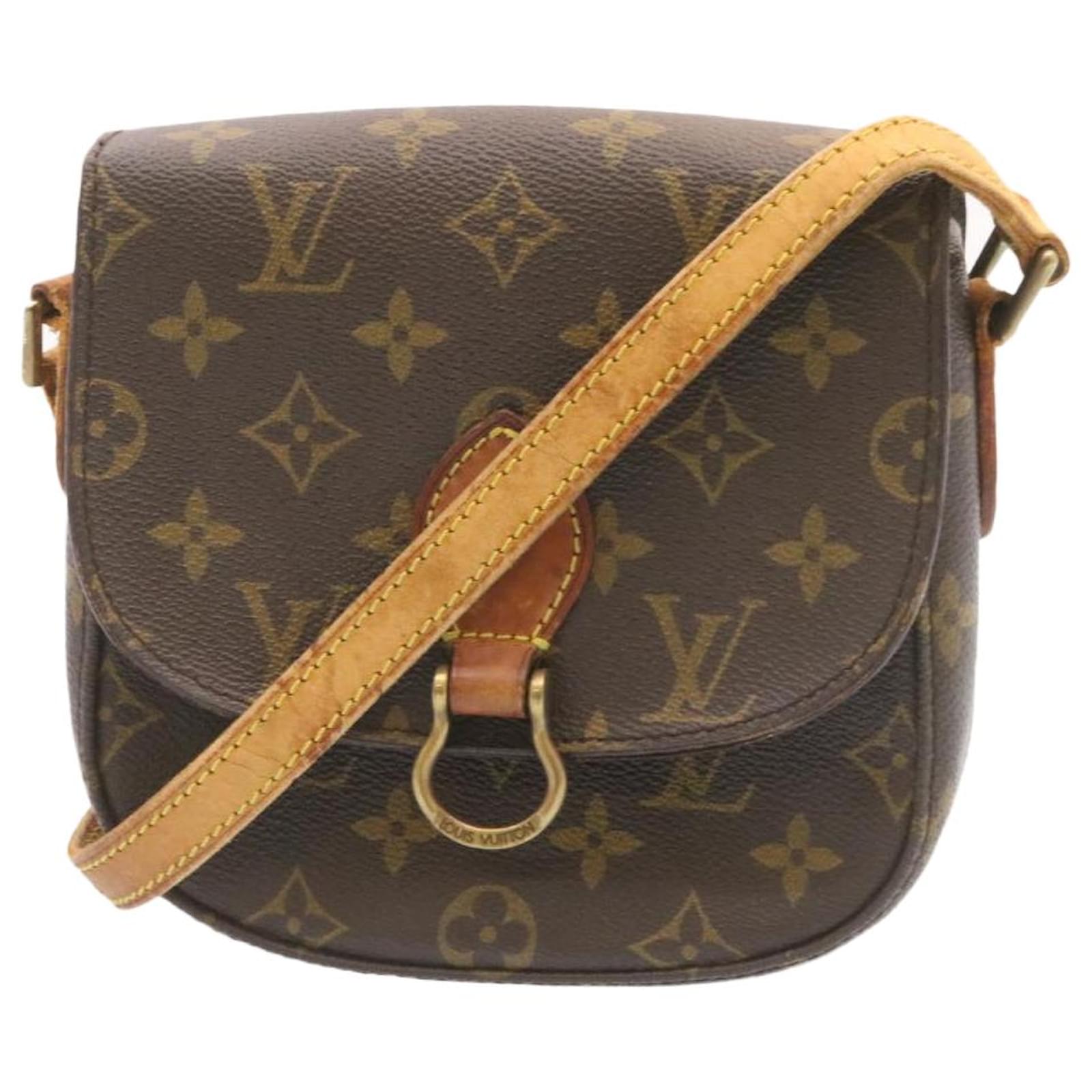 LOUIS VUITTON Monogram Saint Cloud PM Shoulder Bag M51244 LV Auth