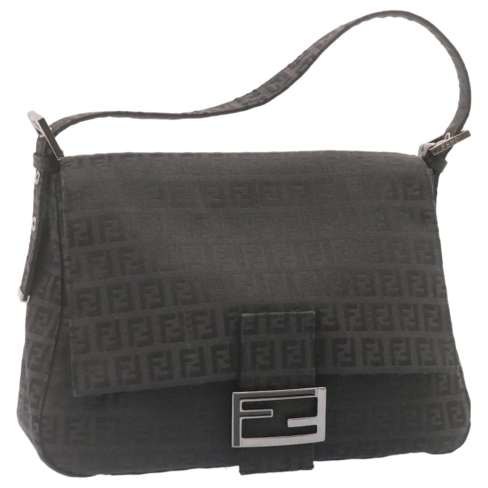 fendi black zucchino bolsa