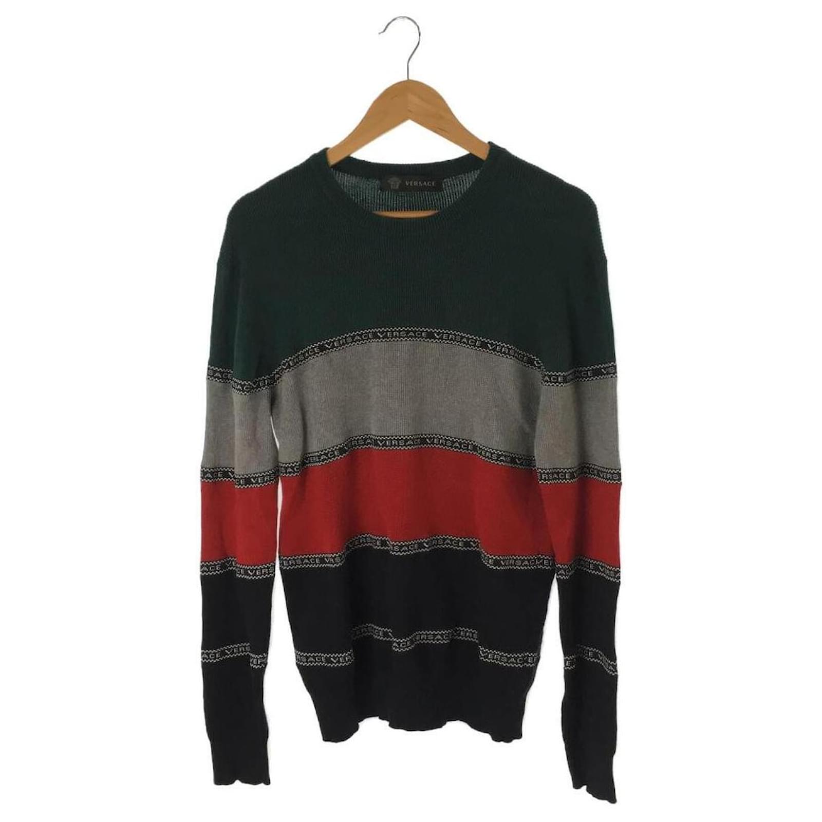 versace sweater grey