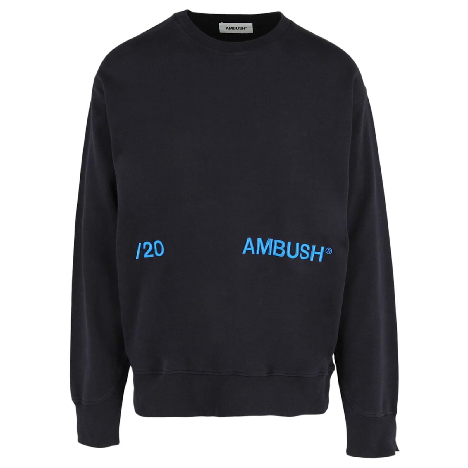 Autre Marque AMBUSH Ambush Logo Sweatshirt Blue Cotton ref.433514 ...