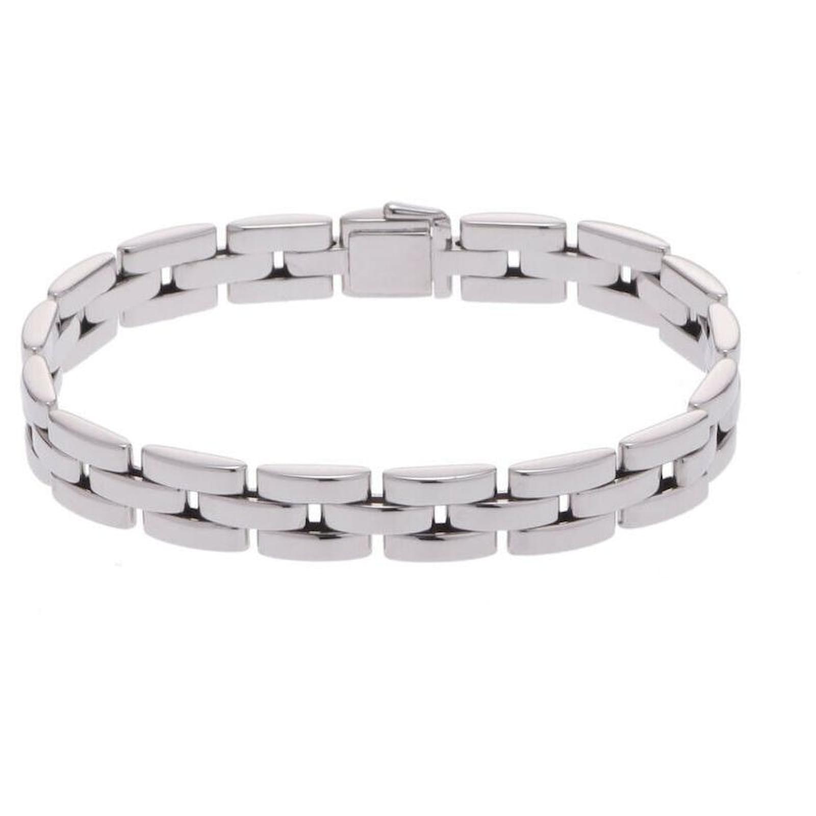Bracciale Cartier Argento Oro bianco ref.434027 - Joli Closet