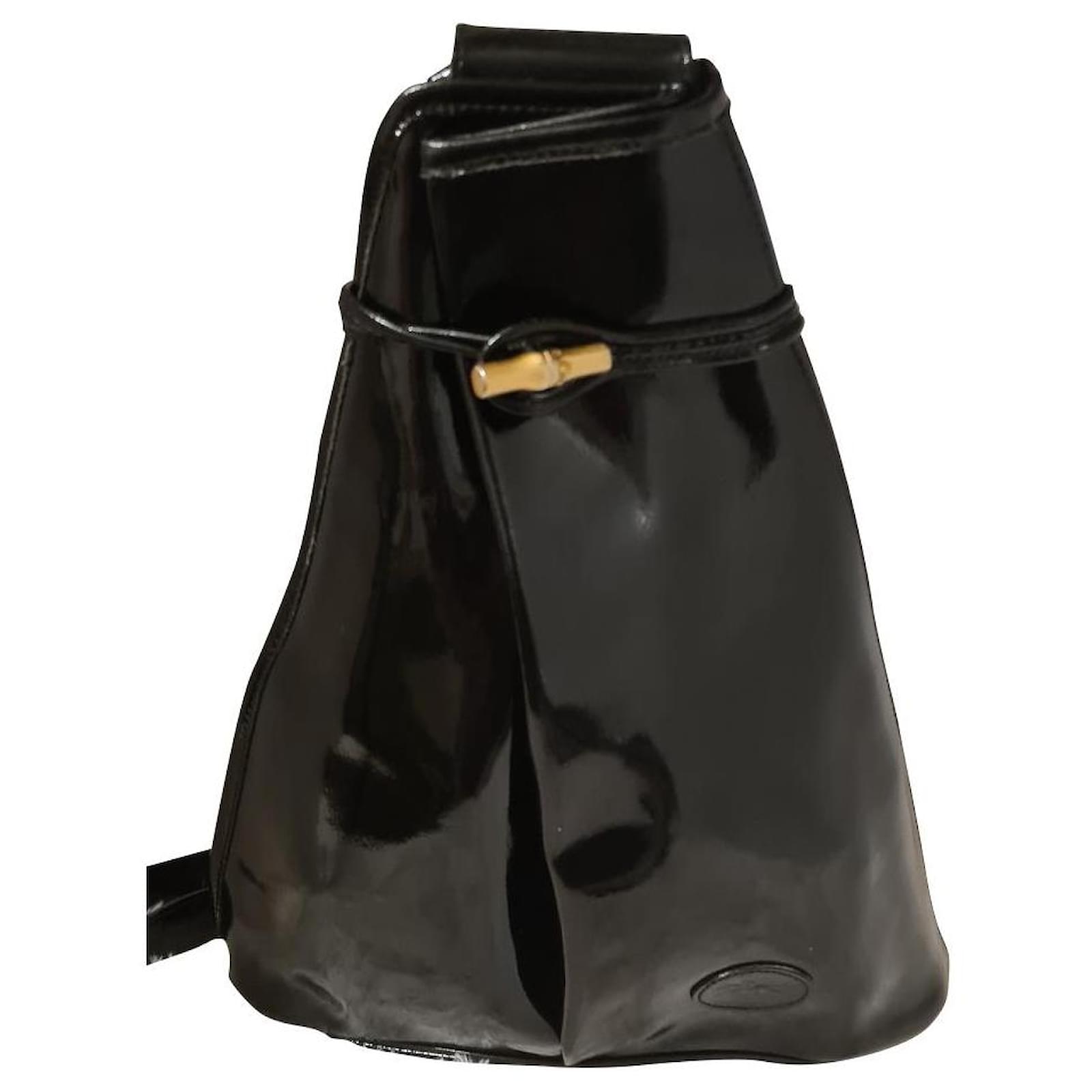 longchamp black backpack