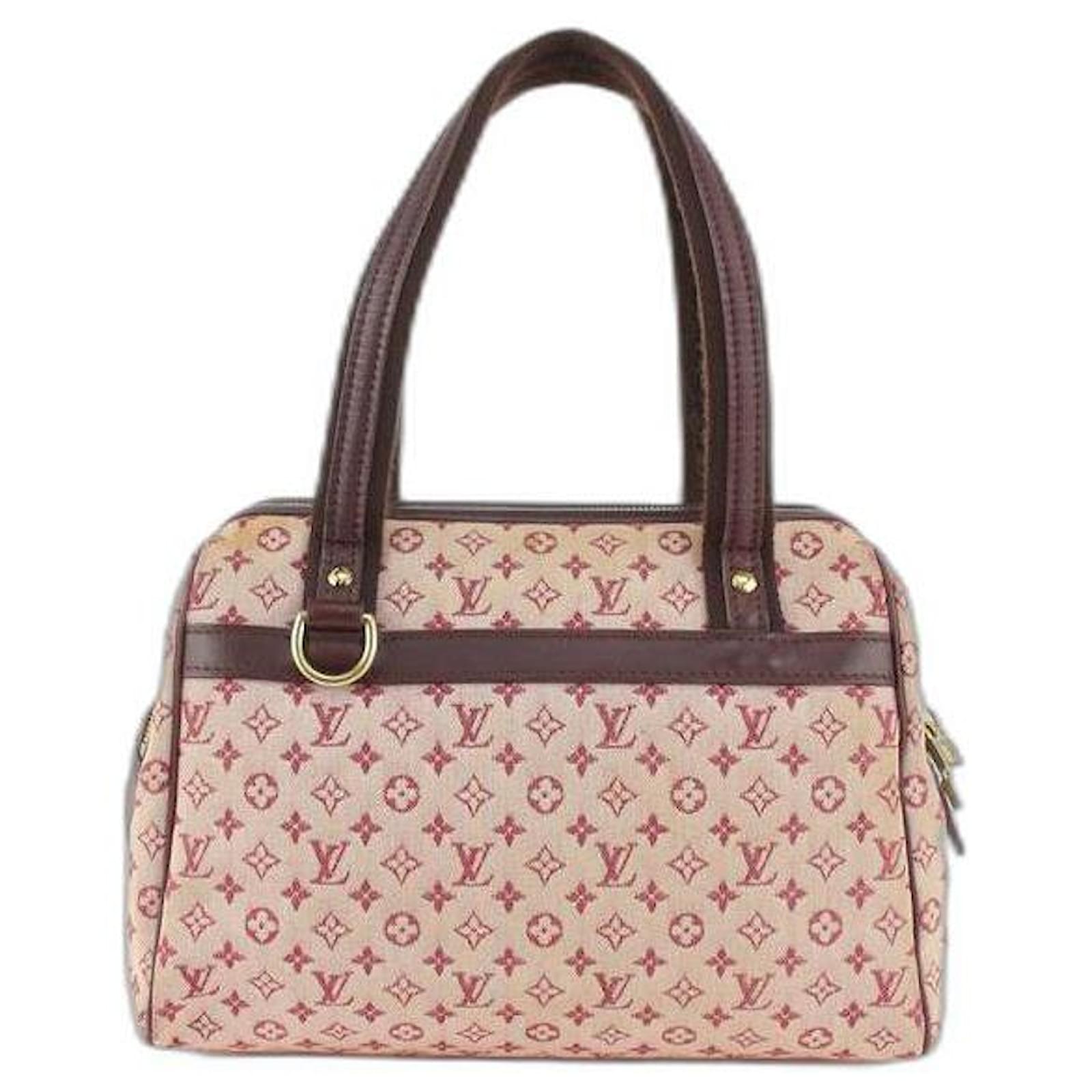Louis Vuitton Damier Ebene Speedy 25 Boston Bag PM Leather ref