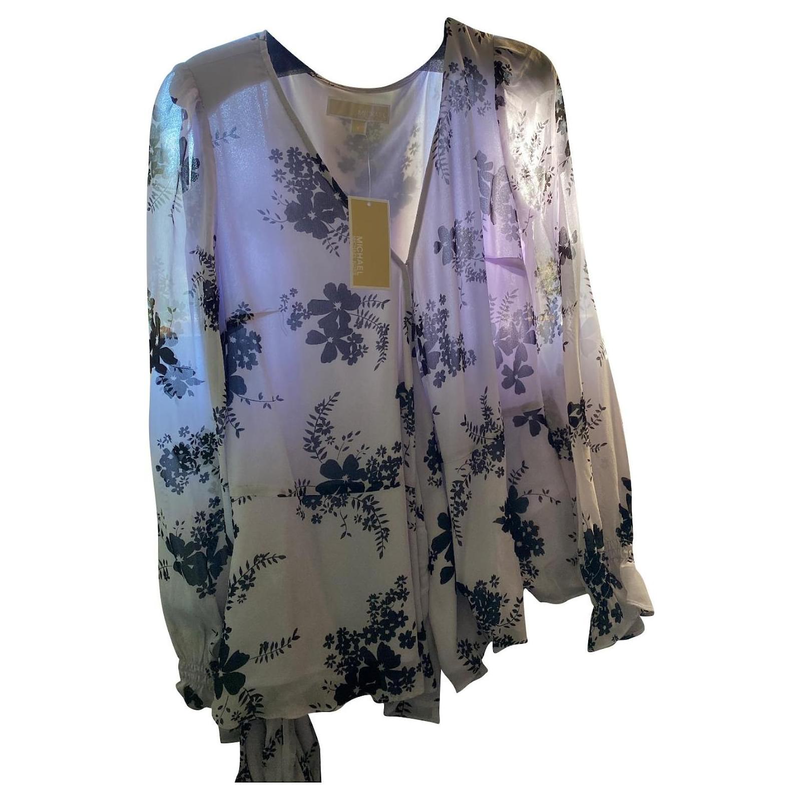 Michael Kors Blouse Lavender Polyester  - Joli Closet