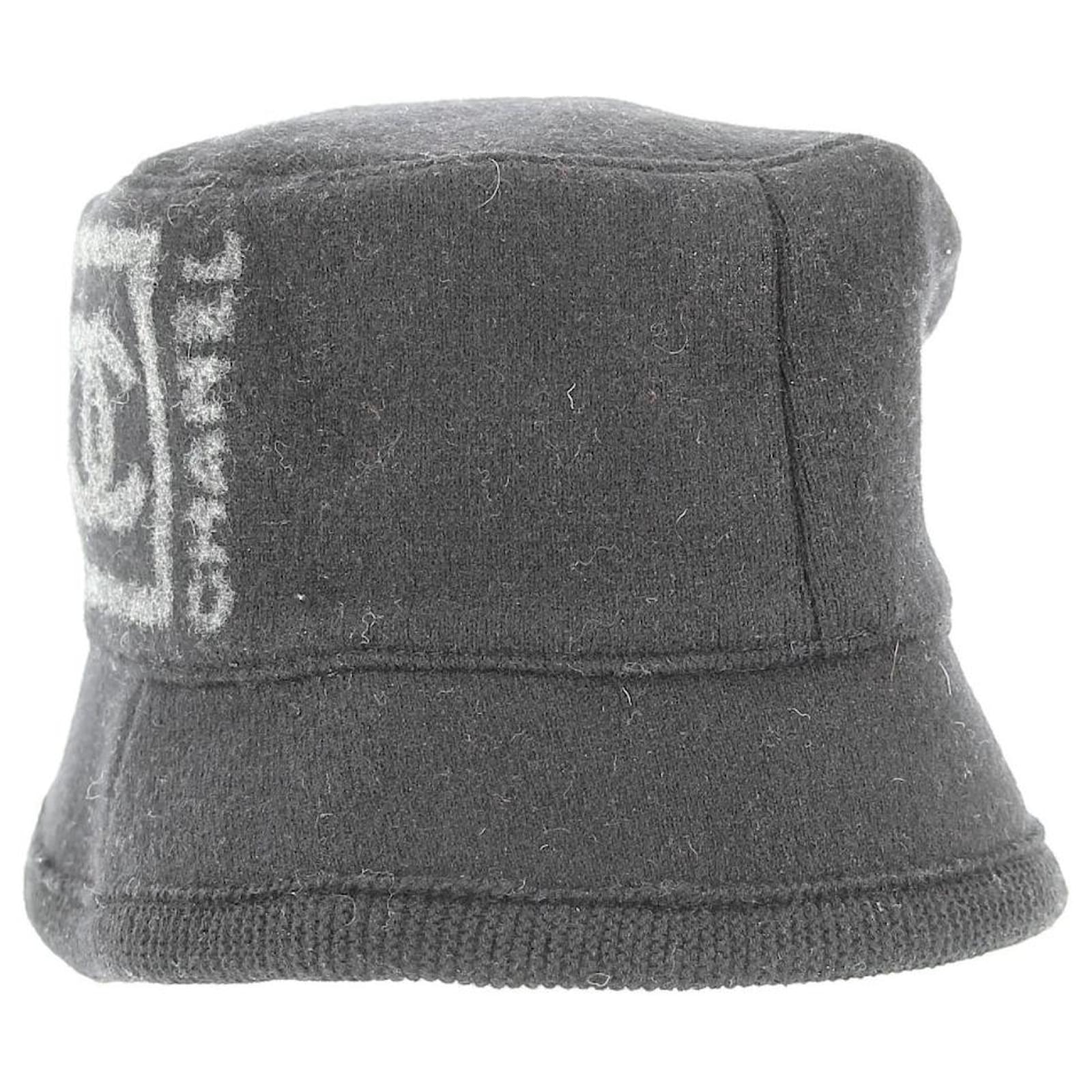 Chanel black cotton hat  - Joli Closet