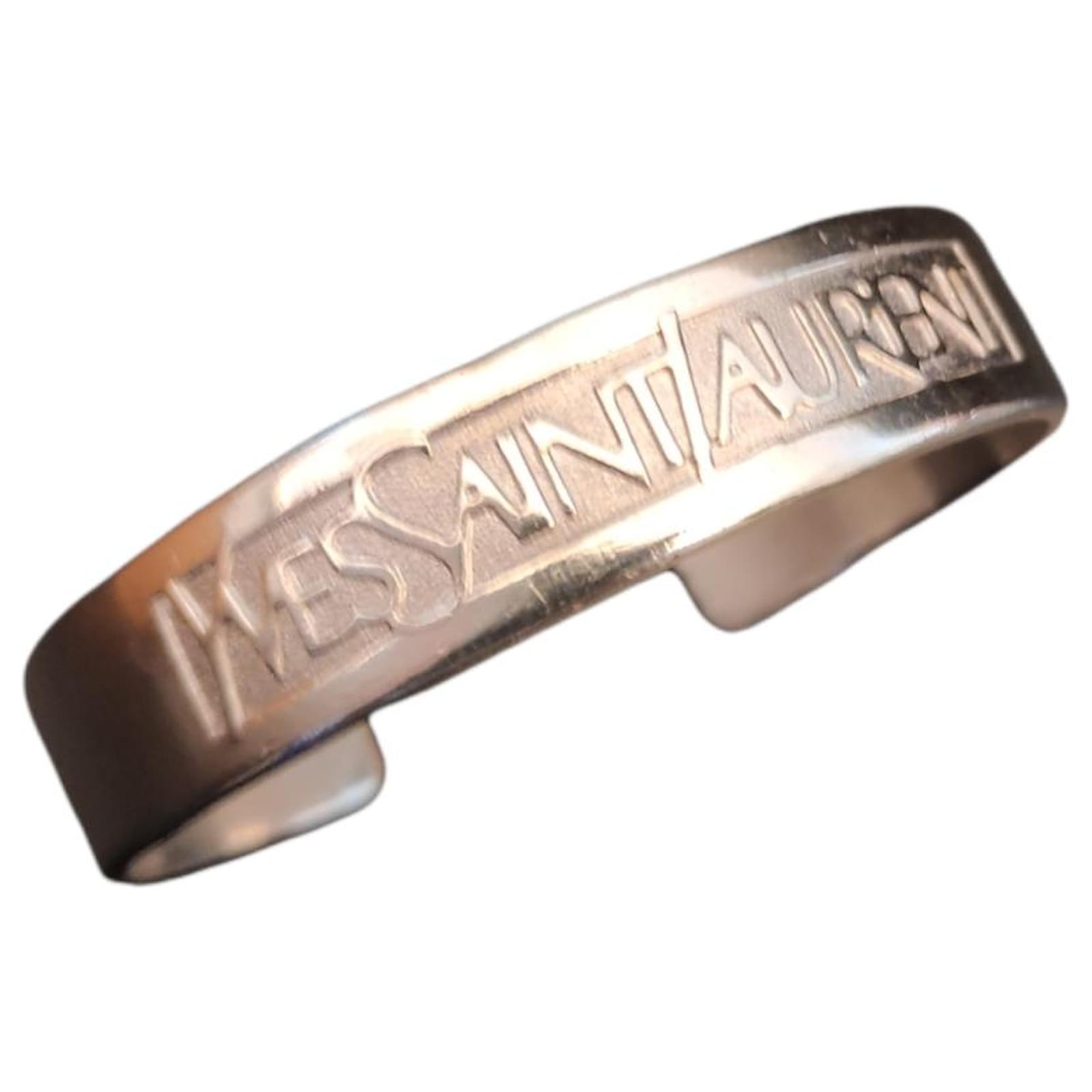 Yves Saint Laurent Bracelets Argent Argenté Joli Closet