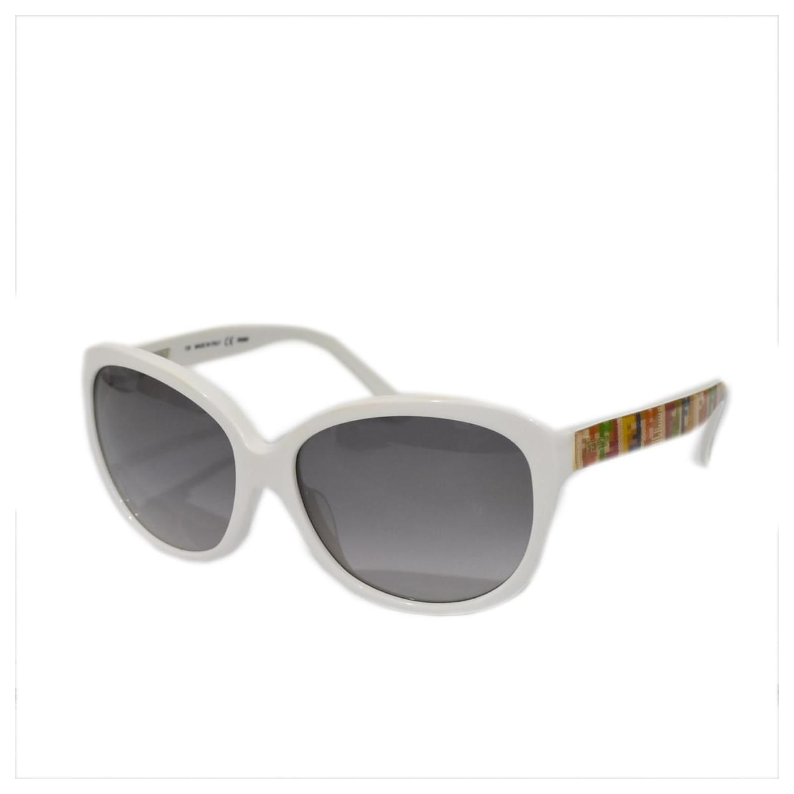 fendi glasses white