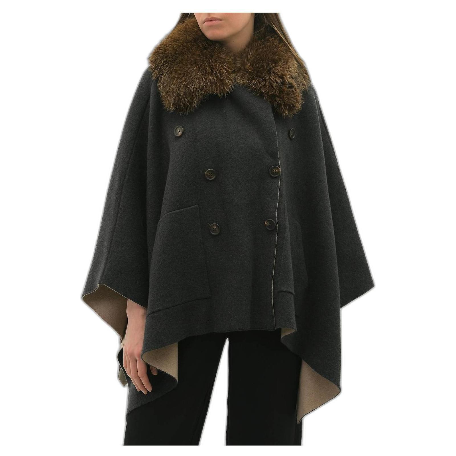 poncho style coat