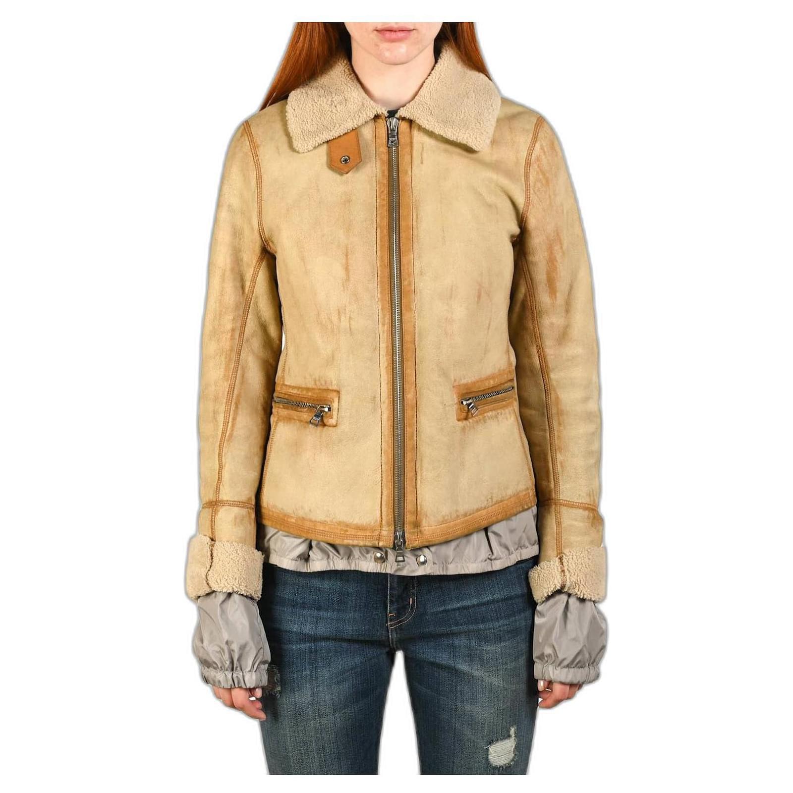 prada jacket beige