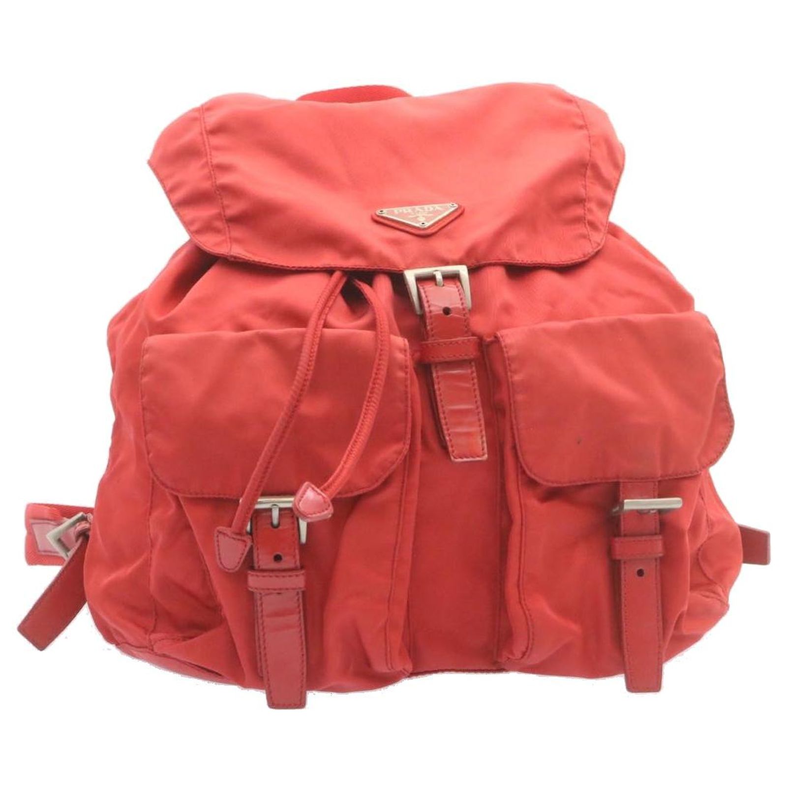 Zaino Prada Rosso Sintetico ref.437039 - Joli Closet
