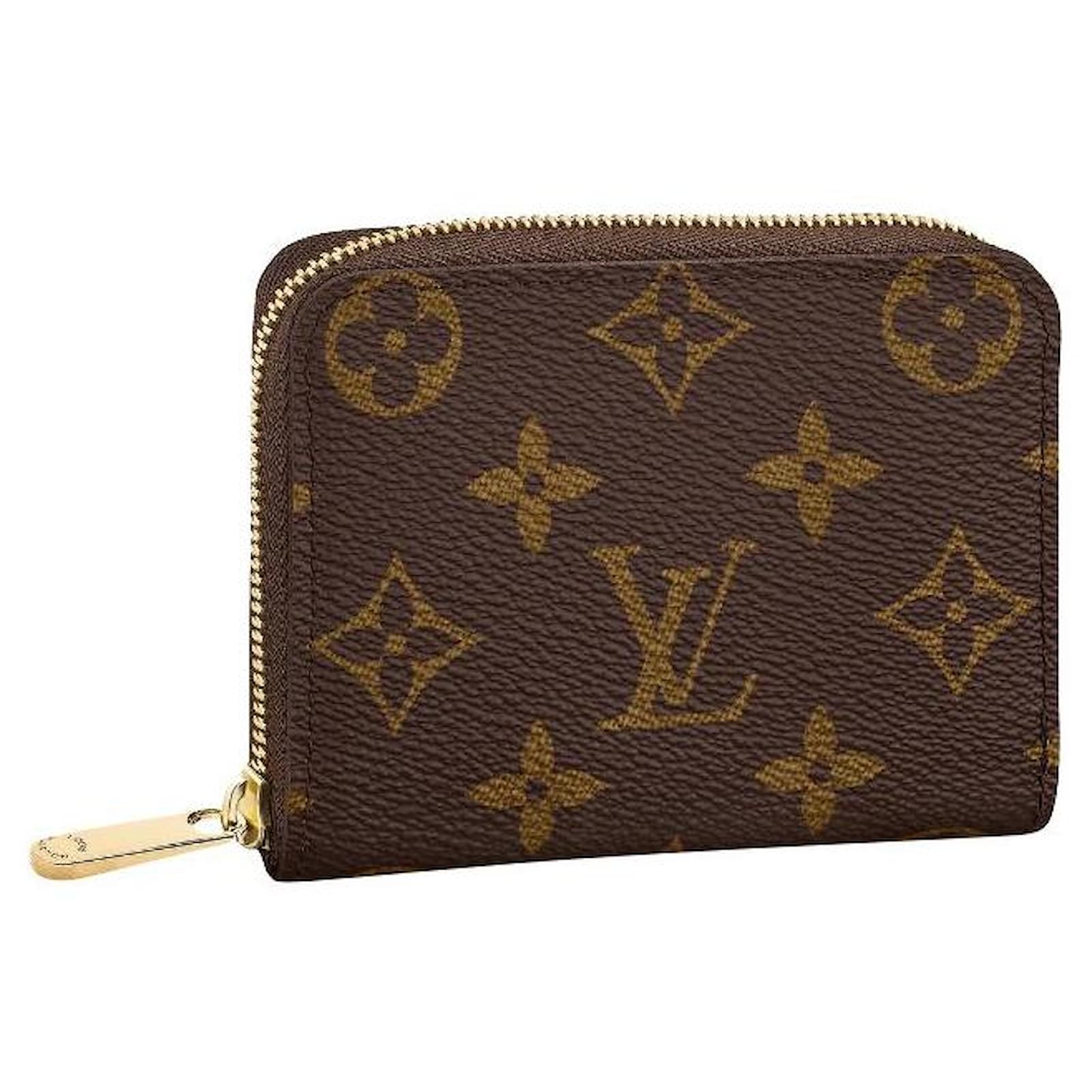 Louis Vuitton LV zippy coin monogram Brown Leather ref.437066 - Joli Closet