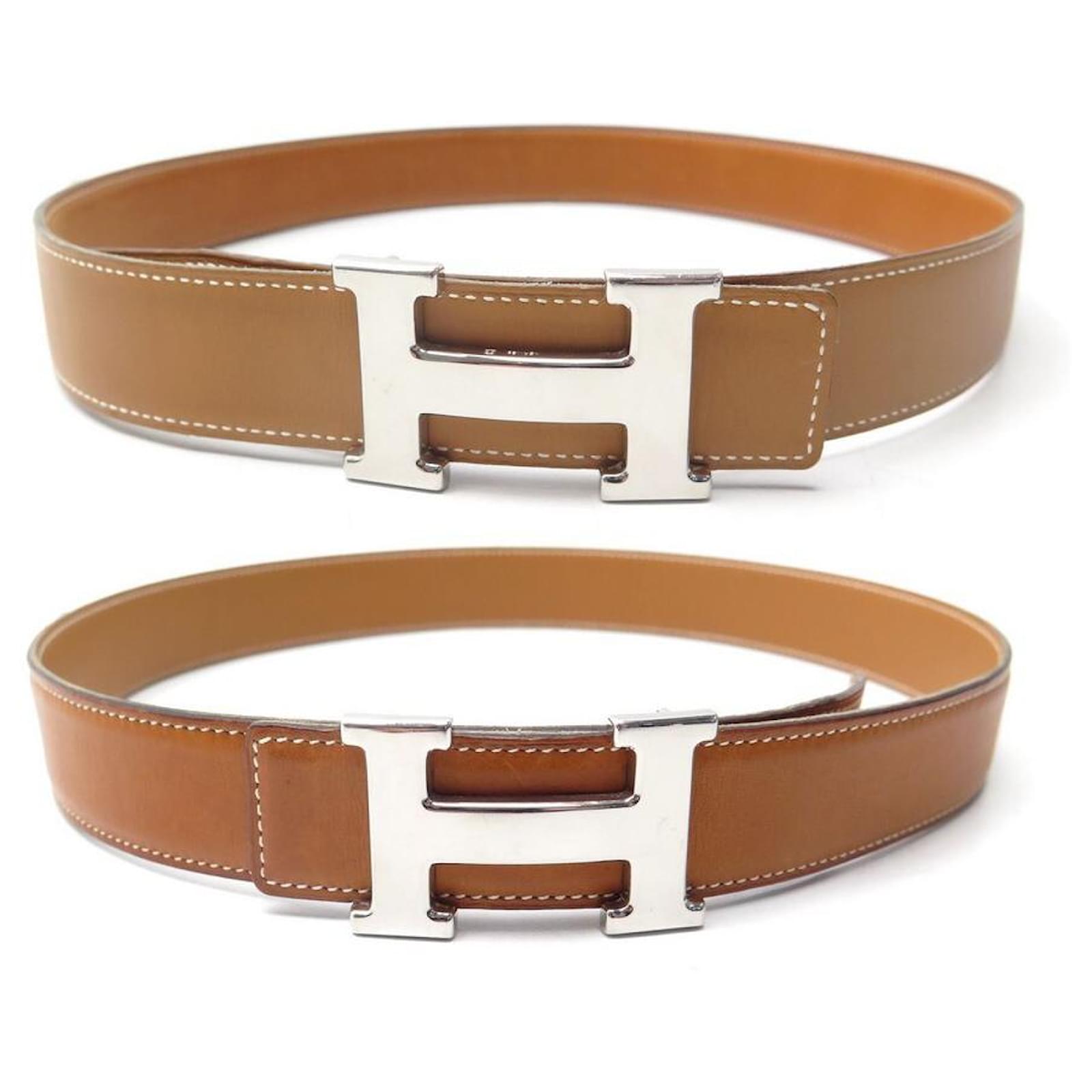 hermes camel belt