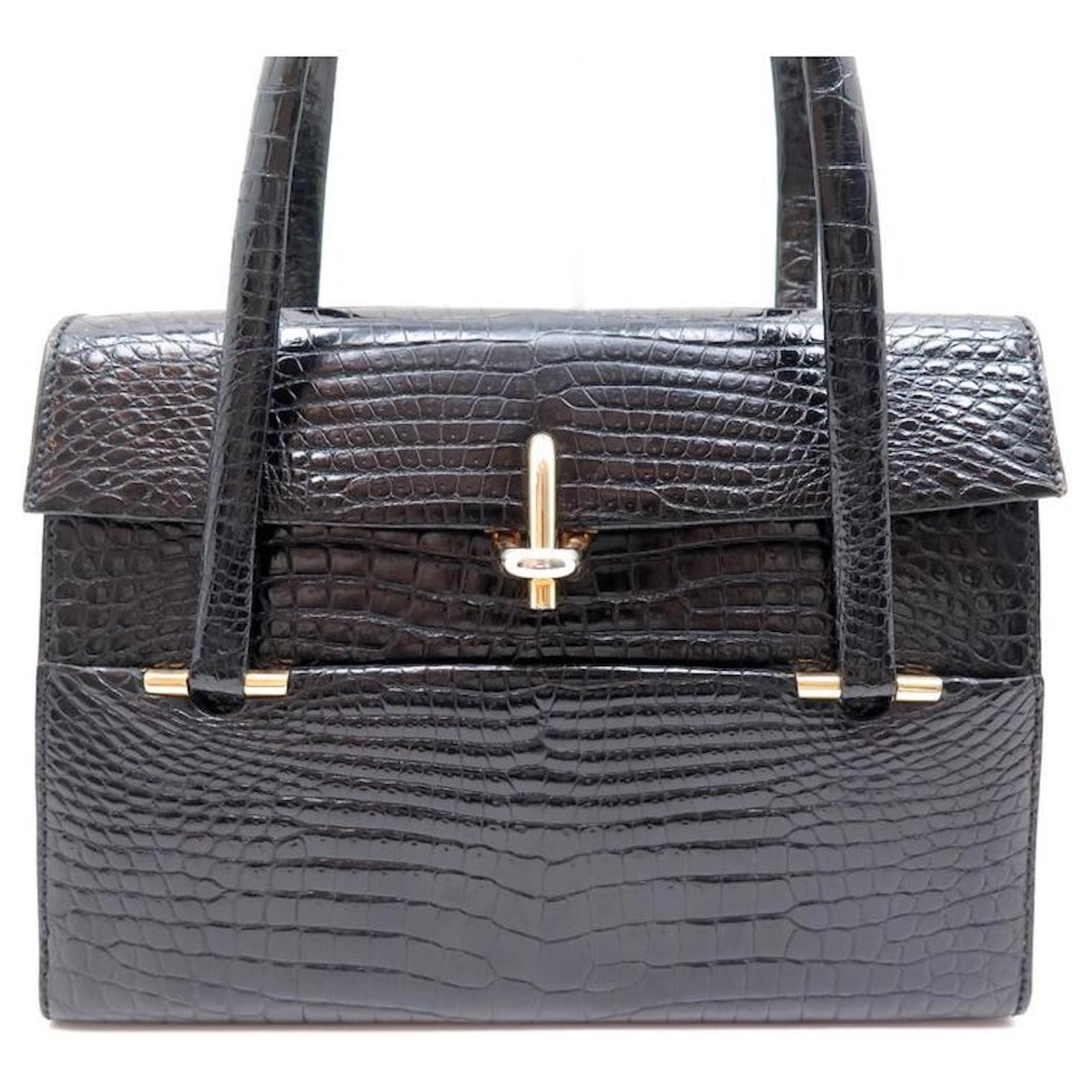 En Cuir Vintage Sac Ã Main PortÃ© Epaule Sac A Main Longchamp