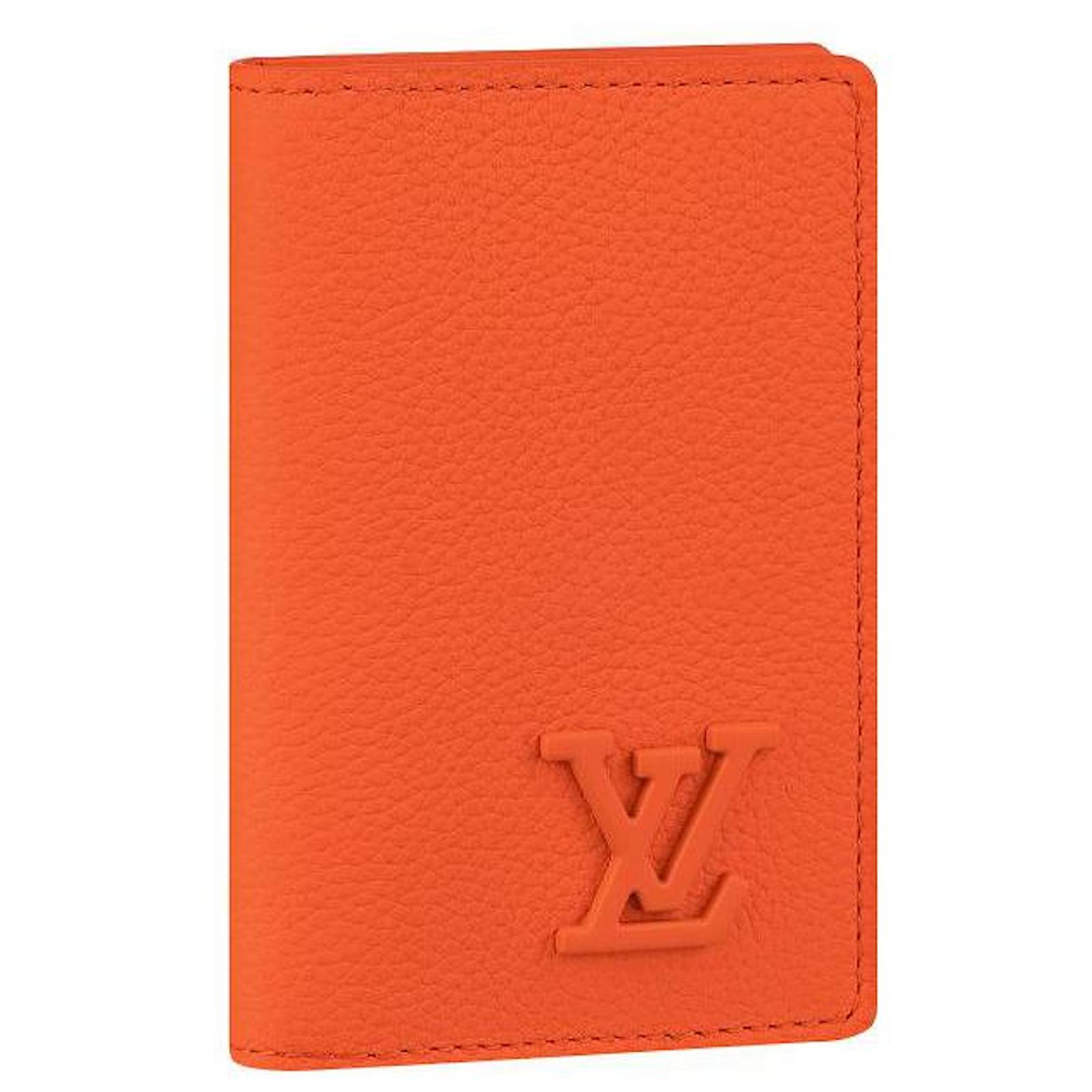 Louis Vuitton Orange Monogram Perforated Pouch – The Closet