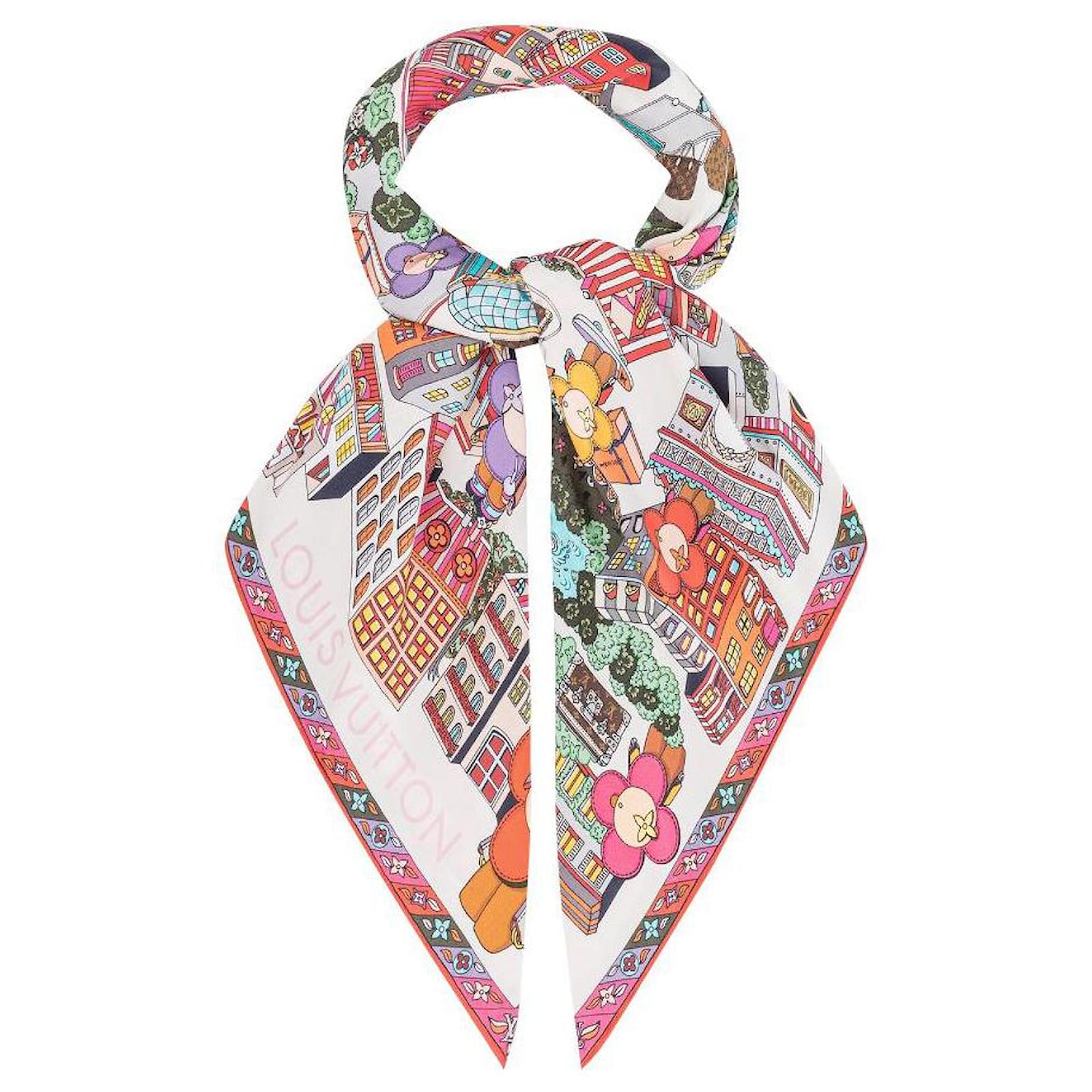 Louis Vuitton Silk scarf Multiple colors ref.980341 - Joli Closet