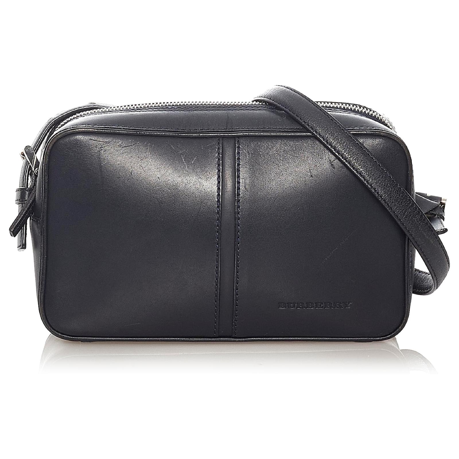 Burberry Black Leather Crossbody Bag Ponystyle calfskin ref.437266