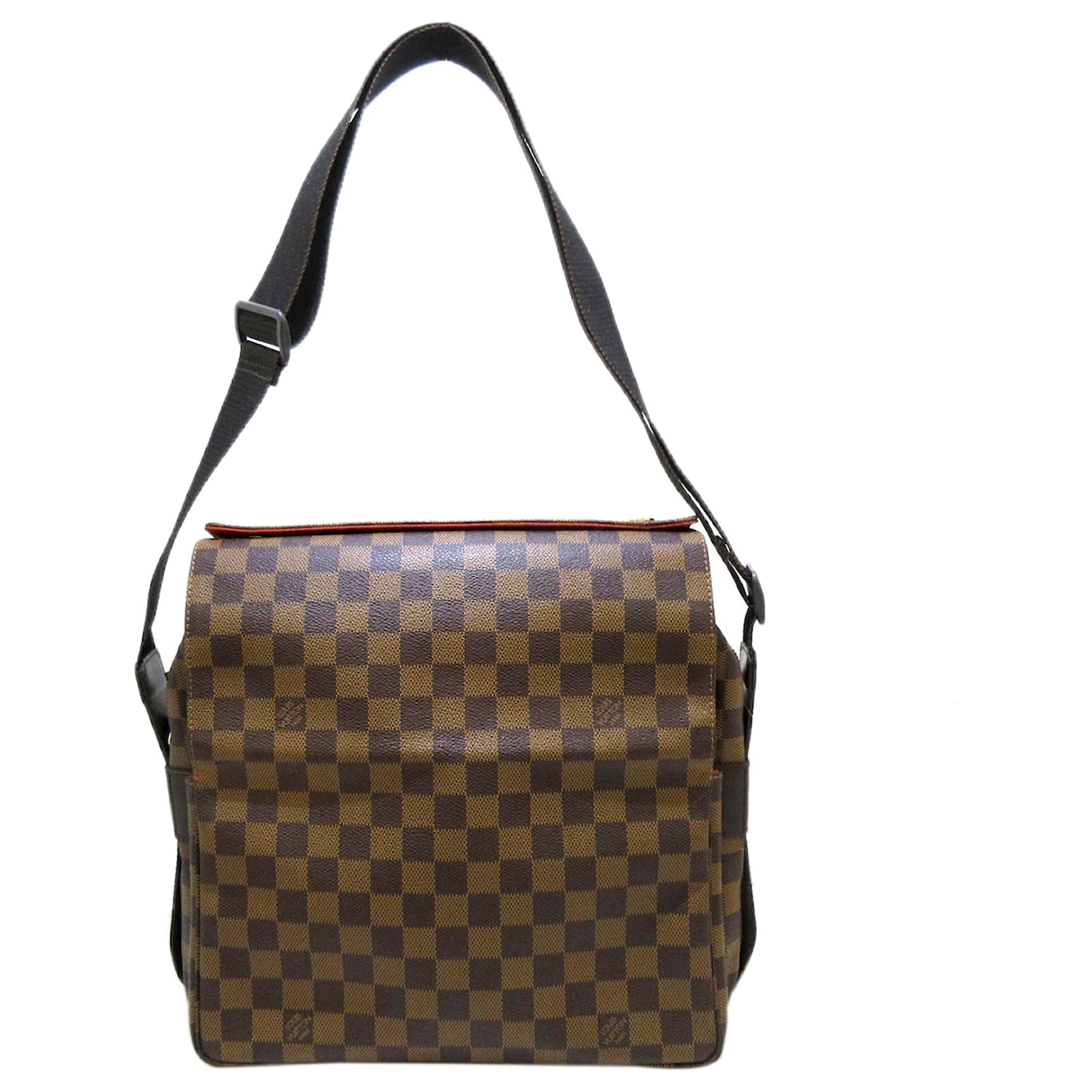 Louis Vuitton Brown, Pattern Print Damier Ebene Naviglio