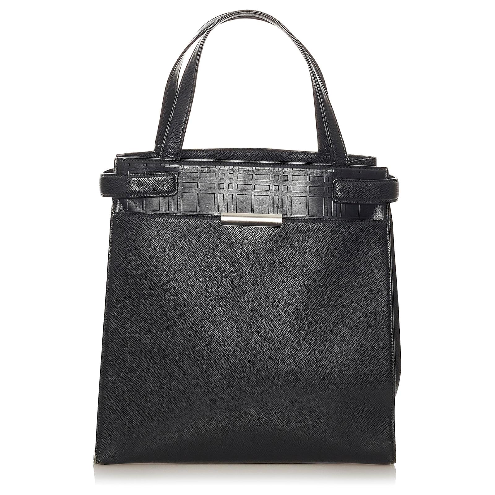 sac burberry noir cuir