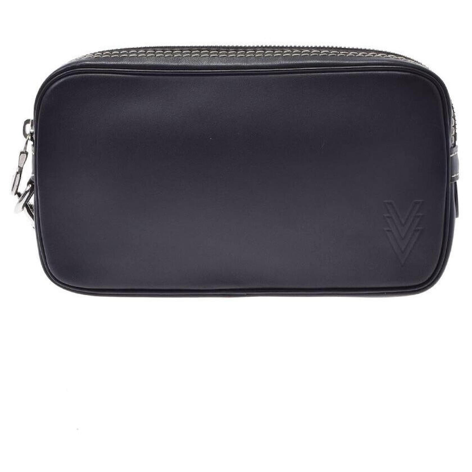 Louis Vuitton Pochette homme Black Leather ref.437617 Joli Closet