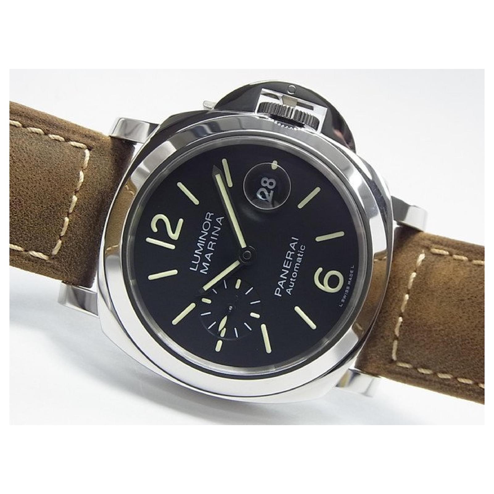 PANERAI Luminor Marina 44 MM PAM01104 Mens Black Steel ref.437851