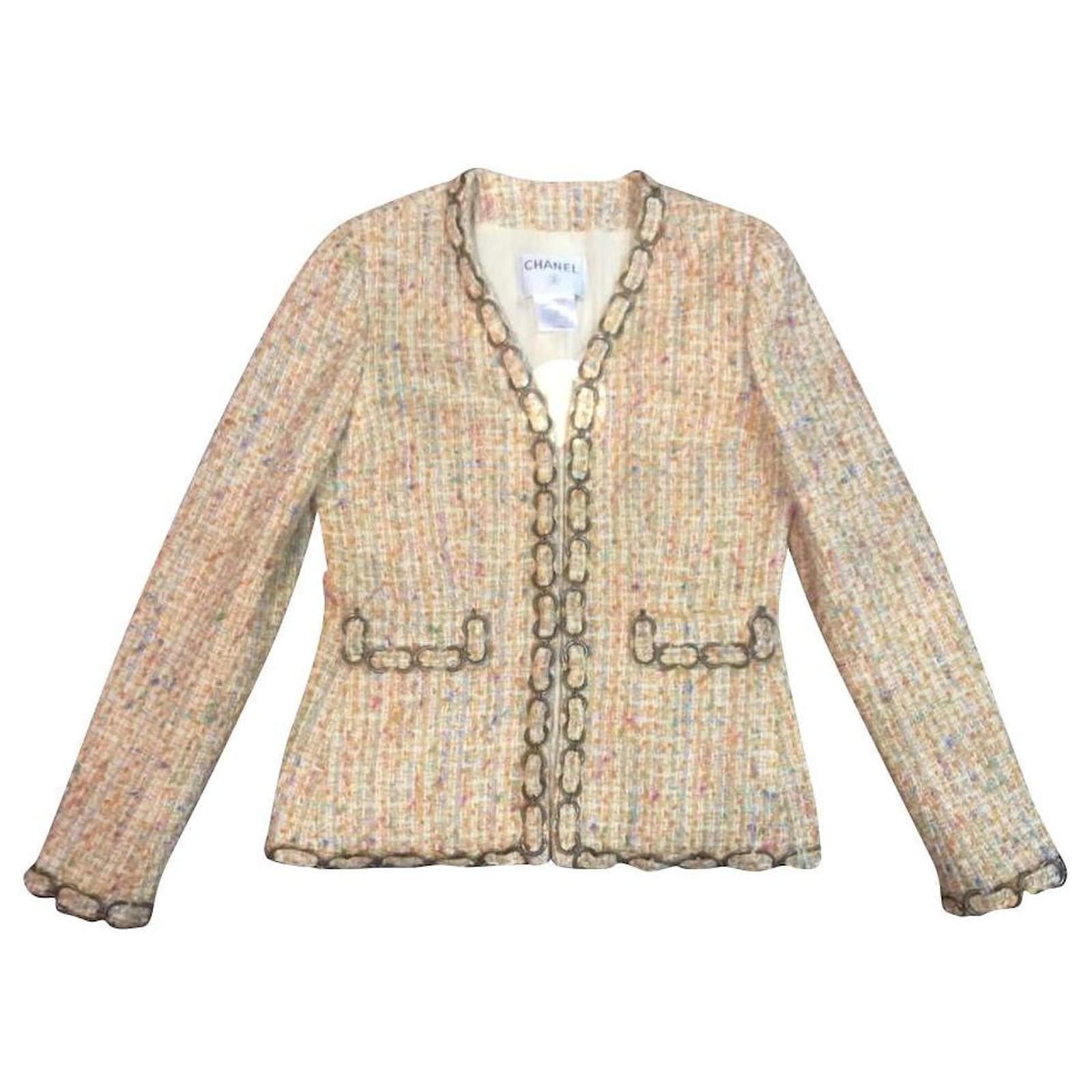 chanel rainbow jacket