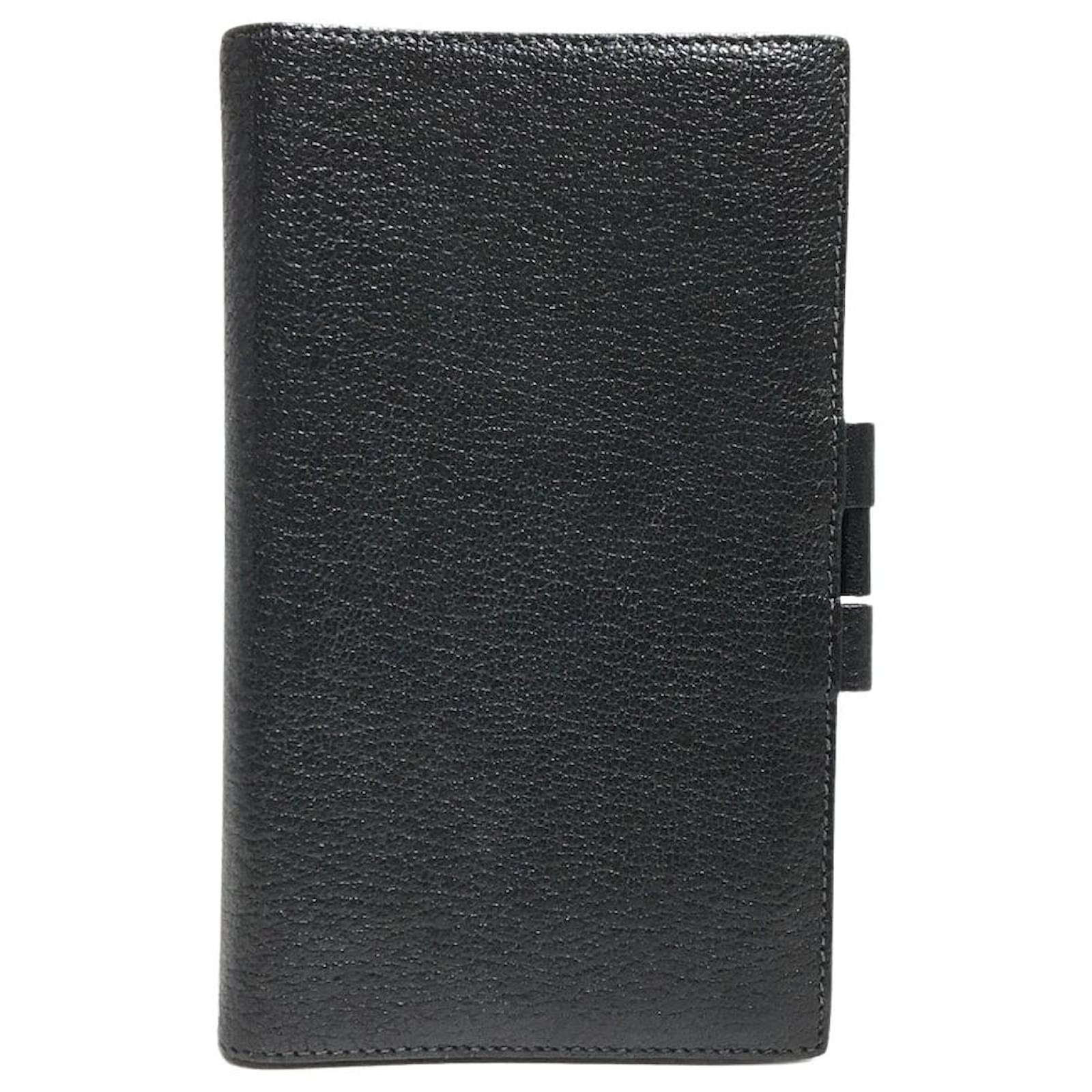 Hermès Hermes wallet Black Leather ref.438258 - Joli Closet