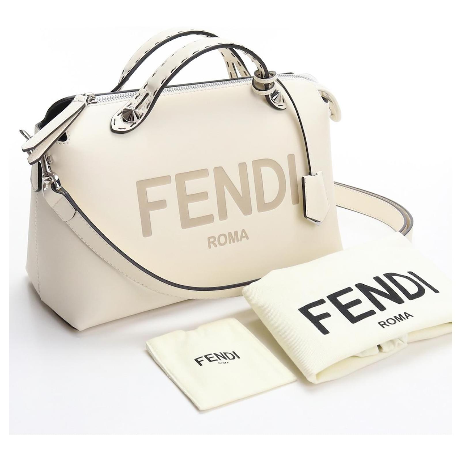 [Used] FENDI by the way leather 8BL146 AC9L white