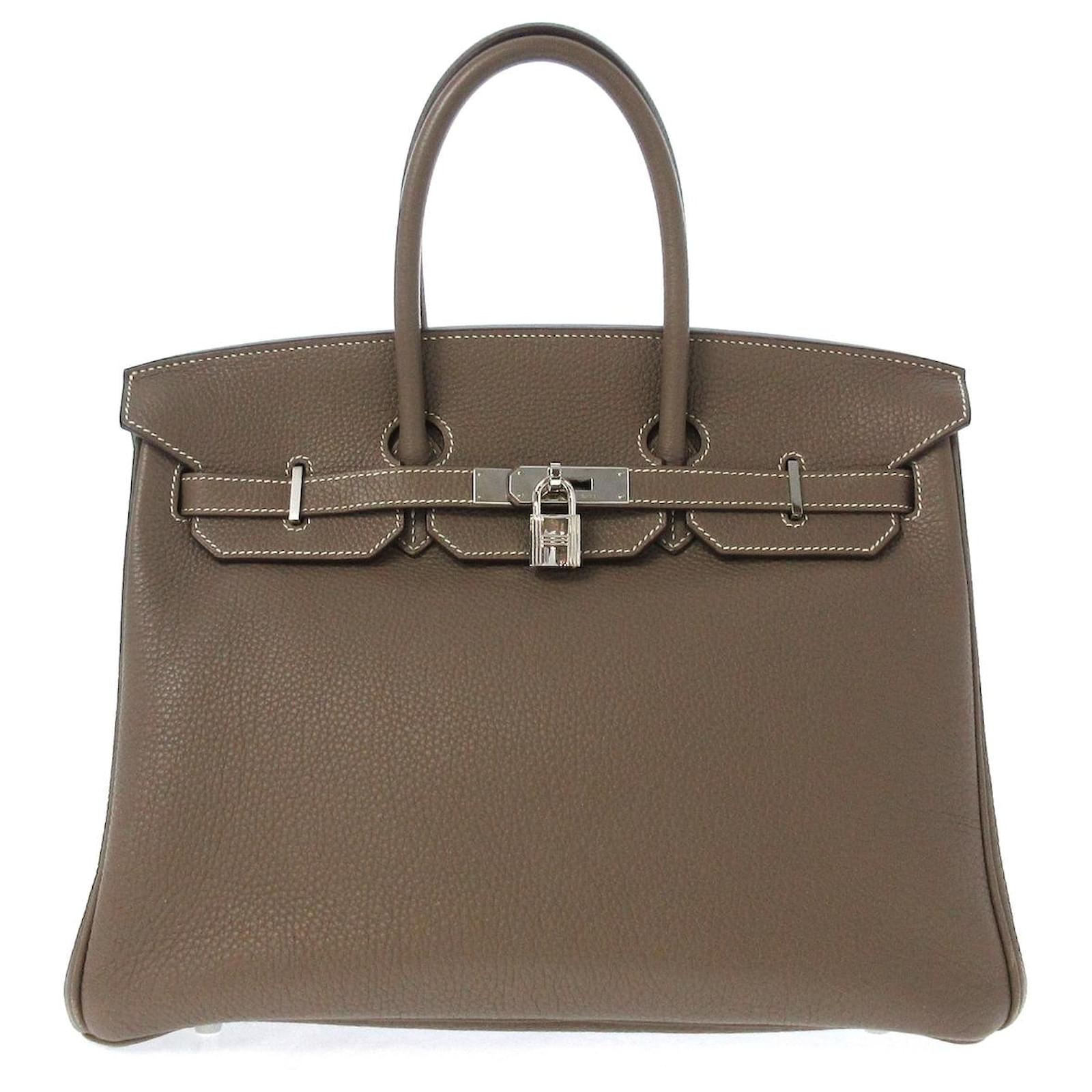 Hermès HERMES BIRKIN 35 Brown Leather ref.438340 - Joli Closet