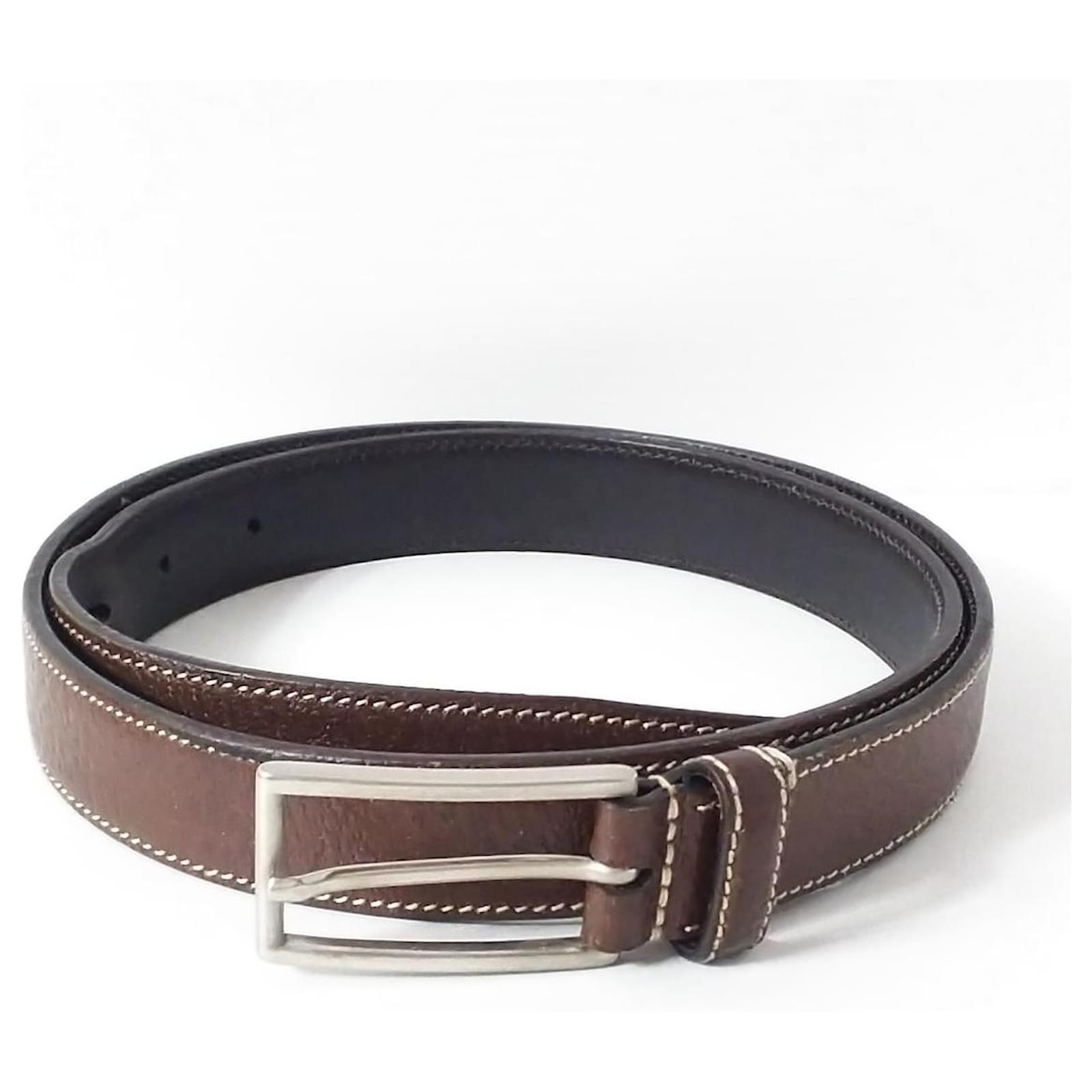 Prada belt Brown Leather  - Joli Closet