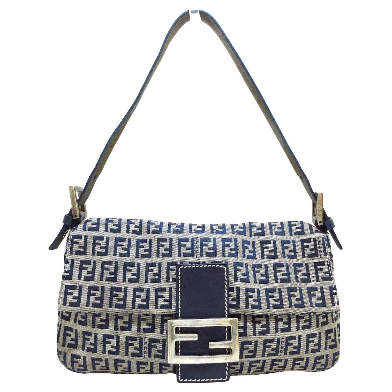 fendi baguette navy