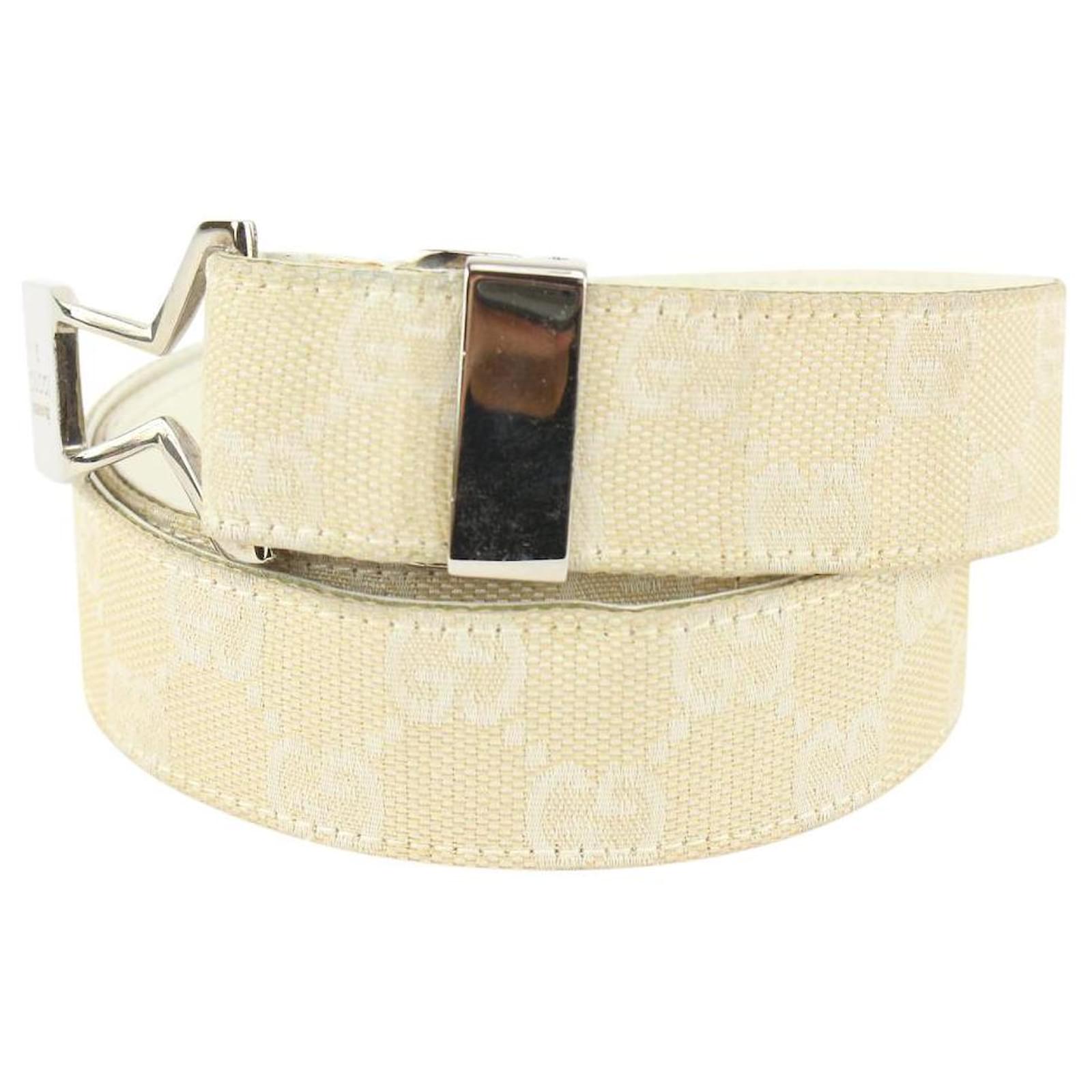 gucci belt ivory