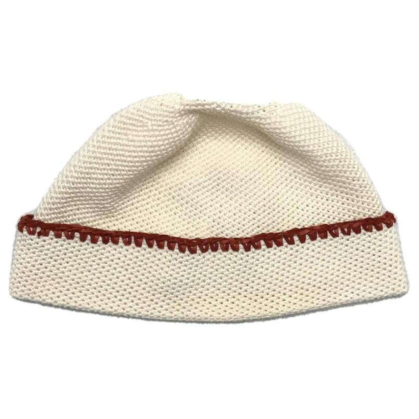 Hermès Cappelli Berretti Crudo Cotone ref.438777 - Joli Closet