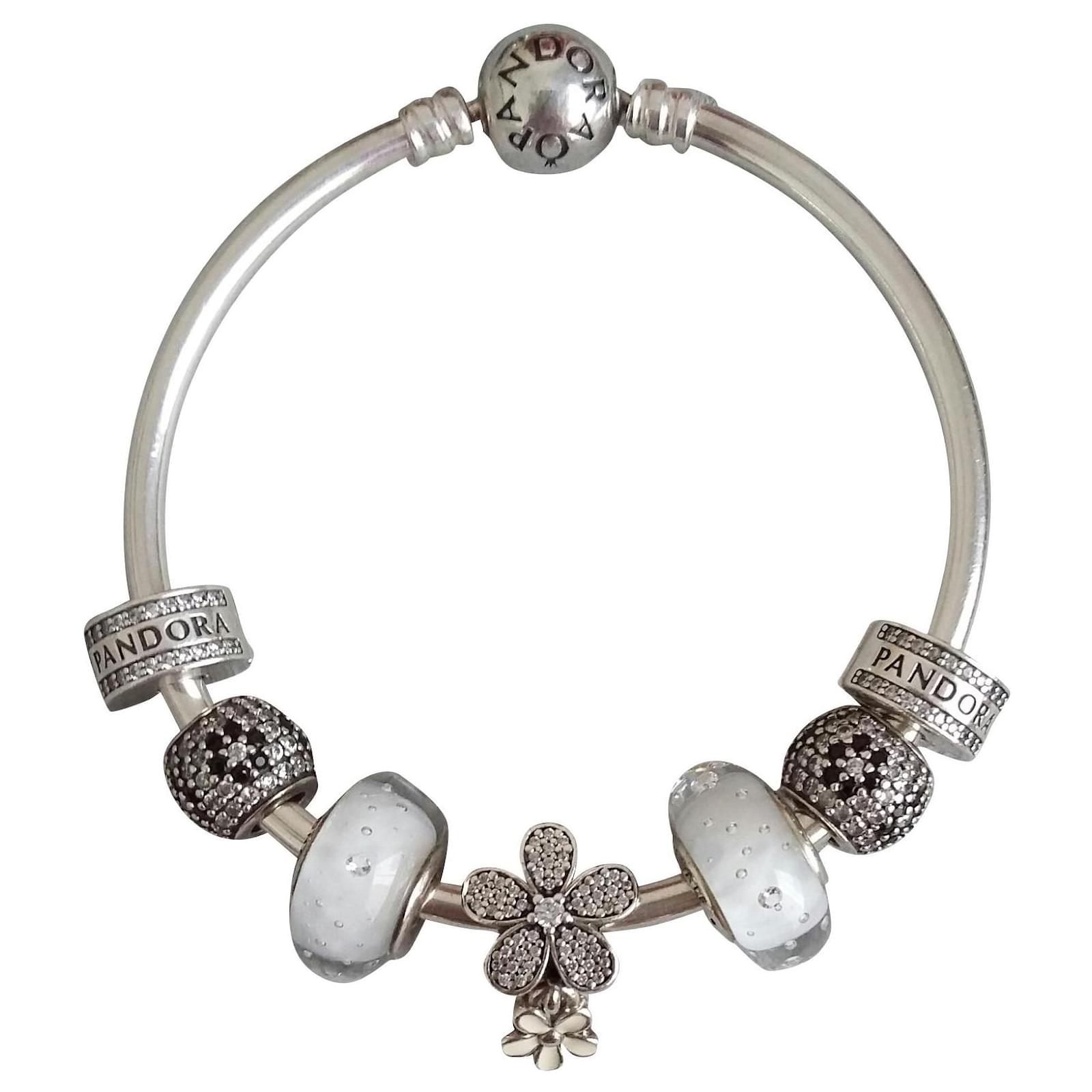 Buy Revere Italian Sterling Silver Three Strand Braid Bracelet | Womens  bracelets | Argos