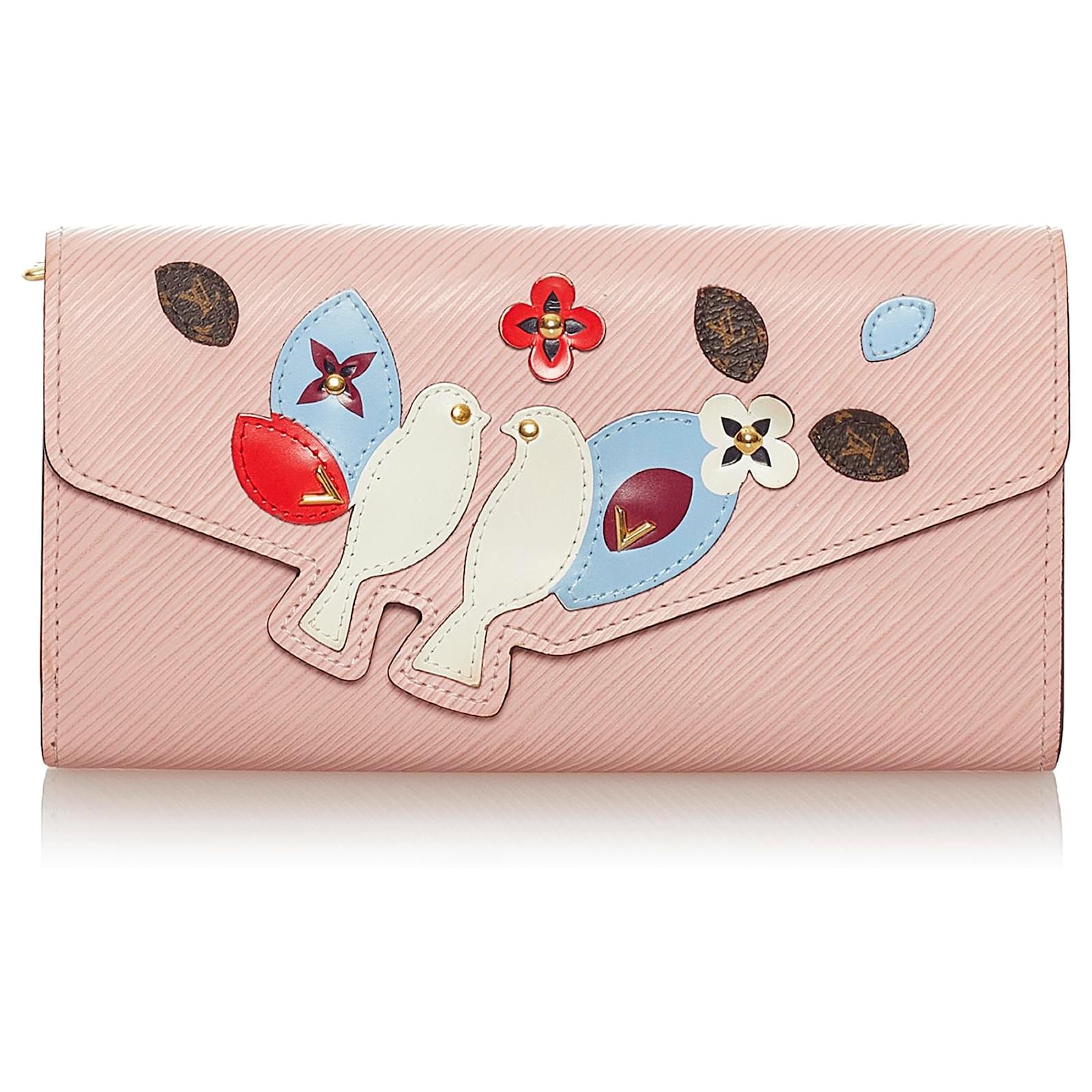 Louis Vuitton Pink Epi Birds Victorine Wallet Multiple colors Leather  ref.439622 - Joli Closet