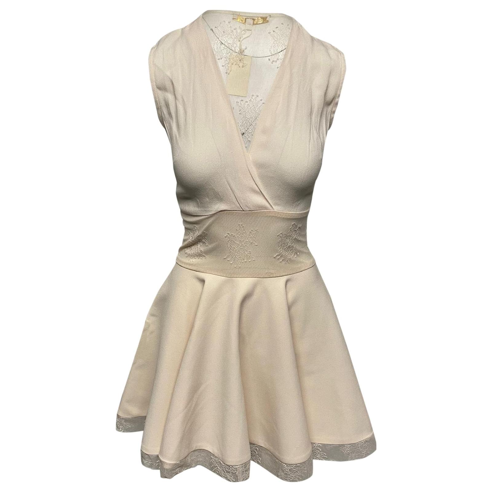 Maje cream dress best sale